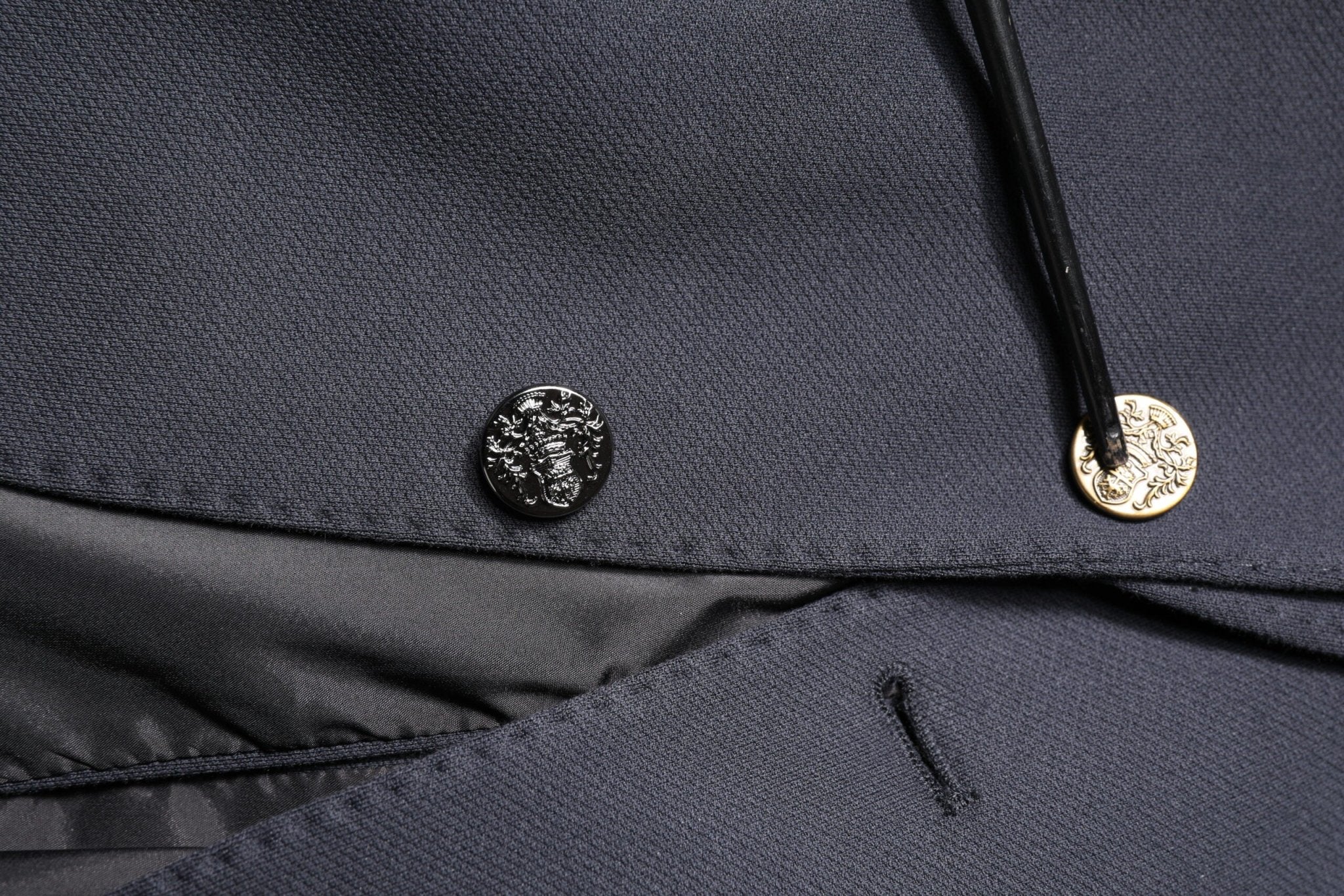 Dolce & Gabbana Dark Blue Cotton Men Jacket Coat Suit Blazer - RIMODA