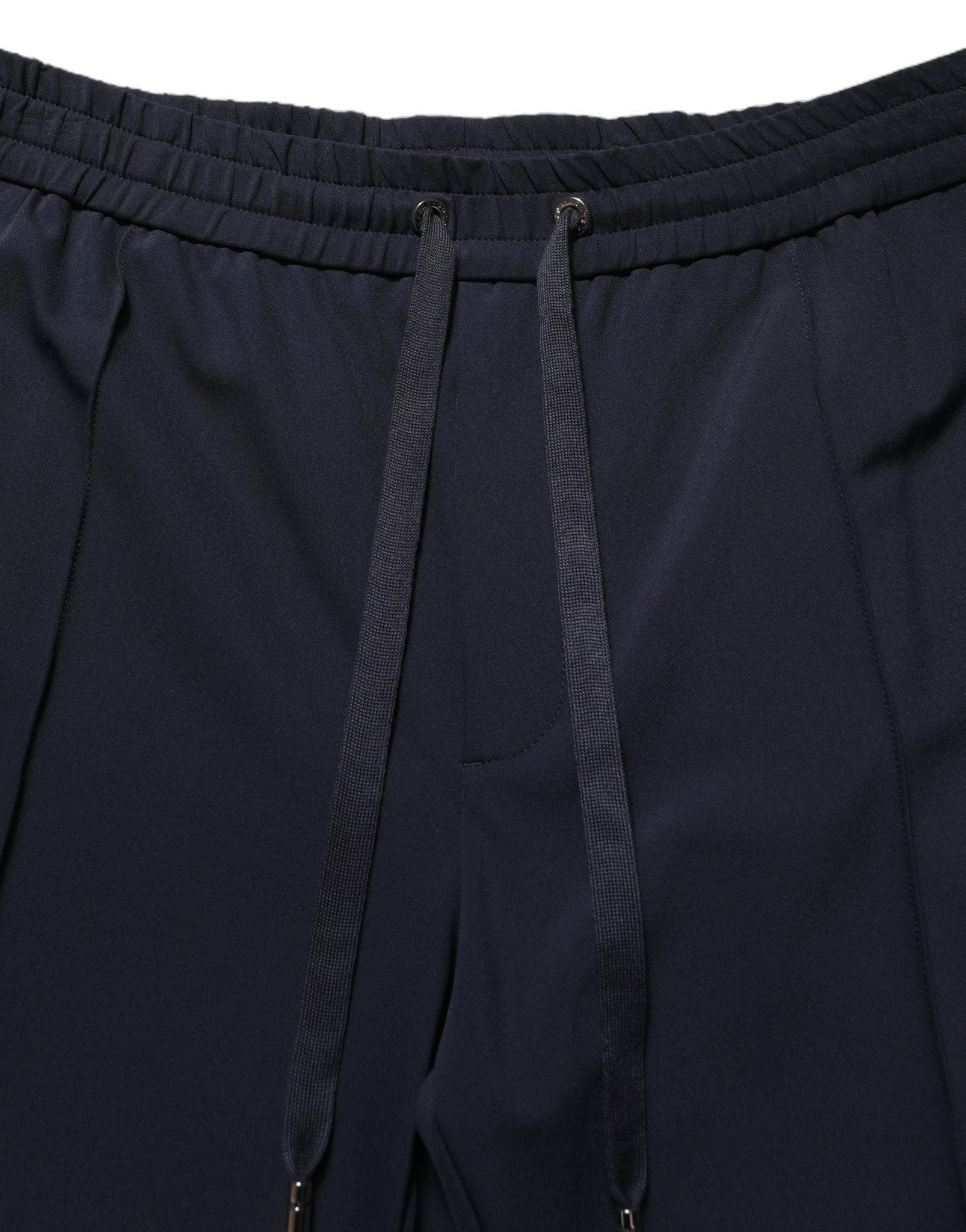 Dolce & Gabbana Dark Blue Drawstring Nylon Jogger Sweatpants Pants - RIMODA
