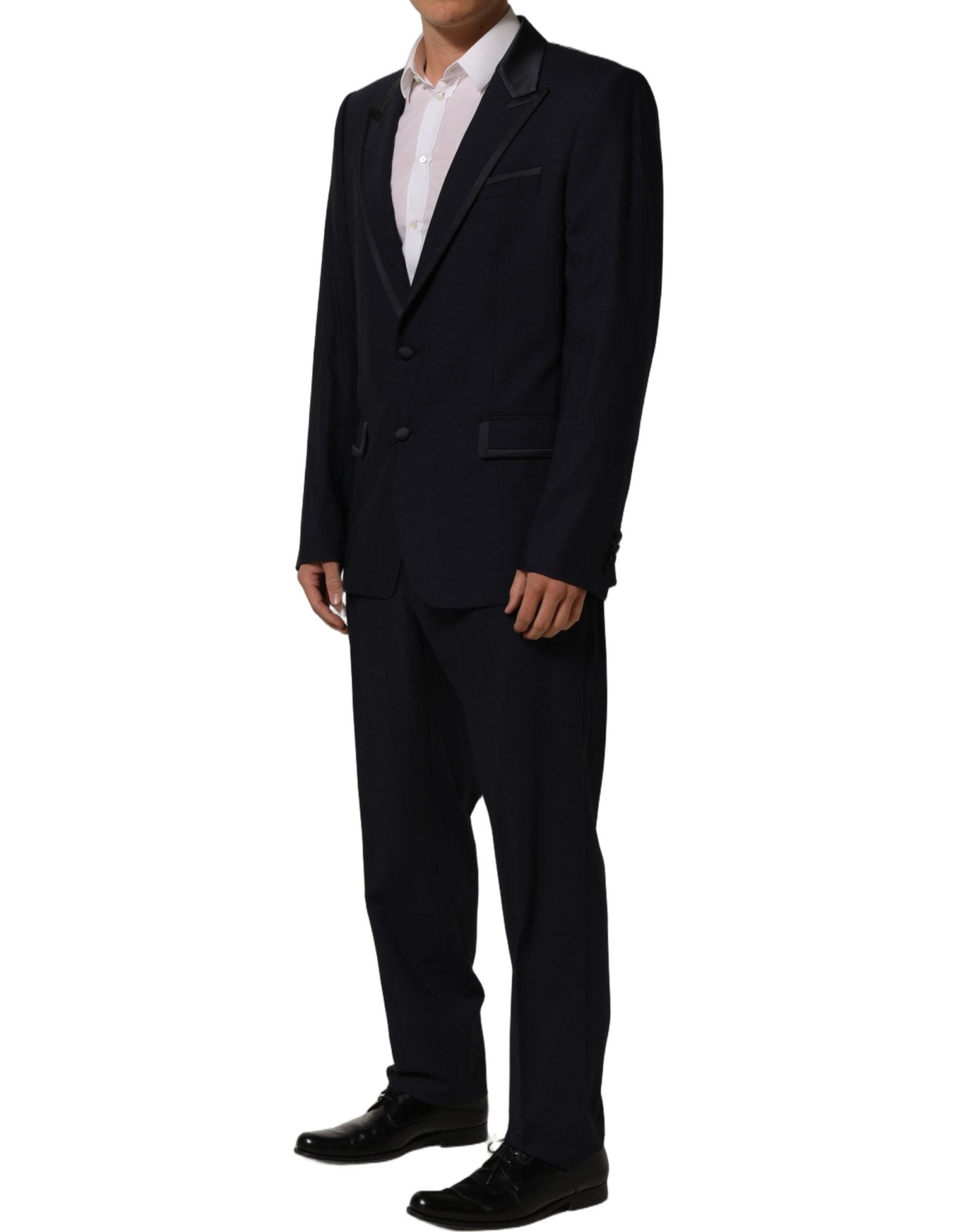 Dolce & Gabbana Dark Blue Single Breasted 2 Piece Men Suit - RIMODA