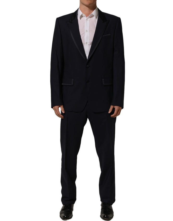 Dolce & Gabbana Dark Blue Single Breasted 2 Piece Men Suit - RIMODA