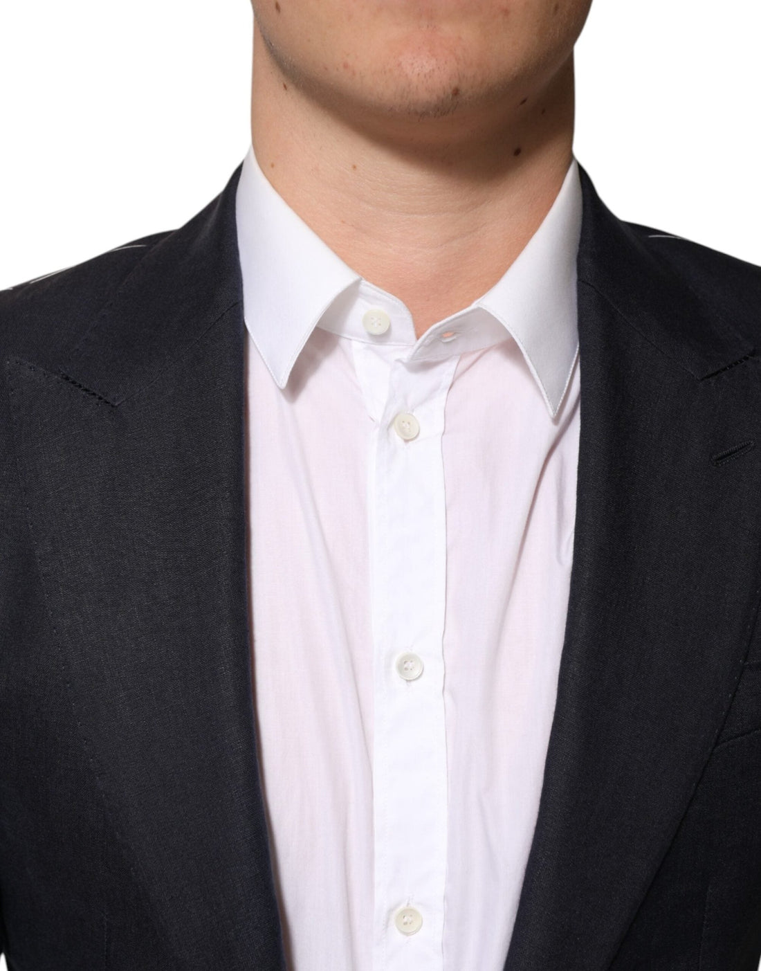 Dolce & Gabbana Dark Blue Single Breasted Men Suit Blazer - RIMODA