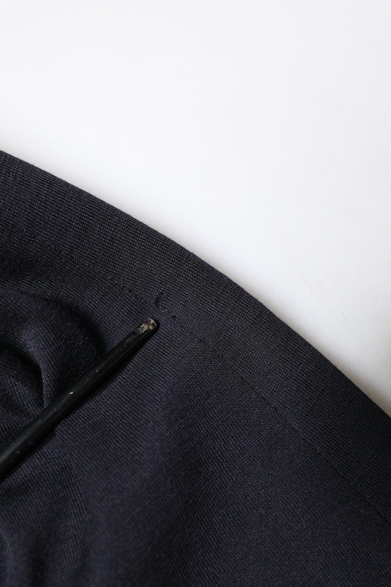Dolce & Gabbana Dark Blue Wool Single Breasted Coat Suit Blazer - RIMODA