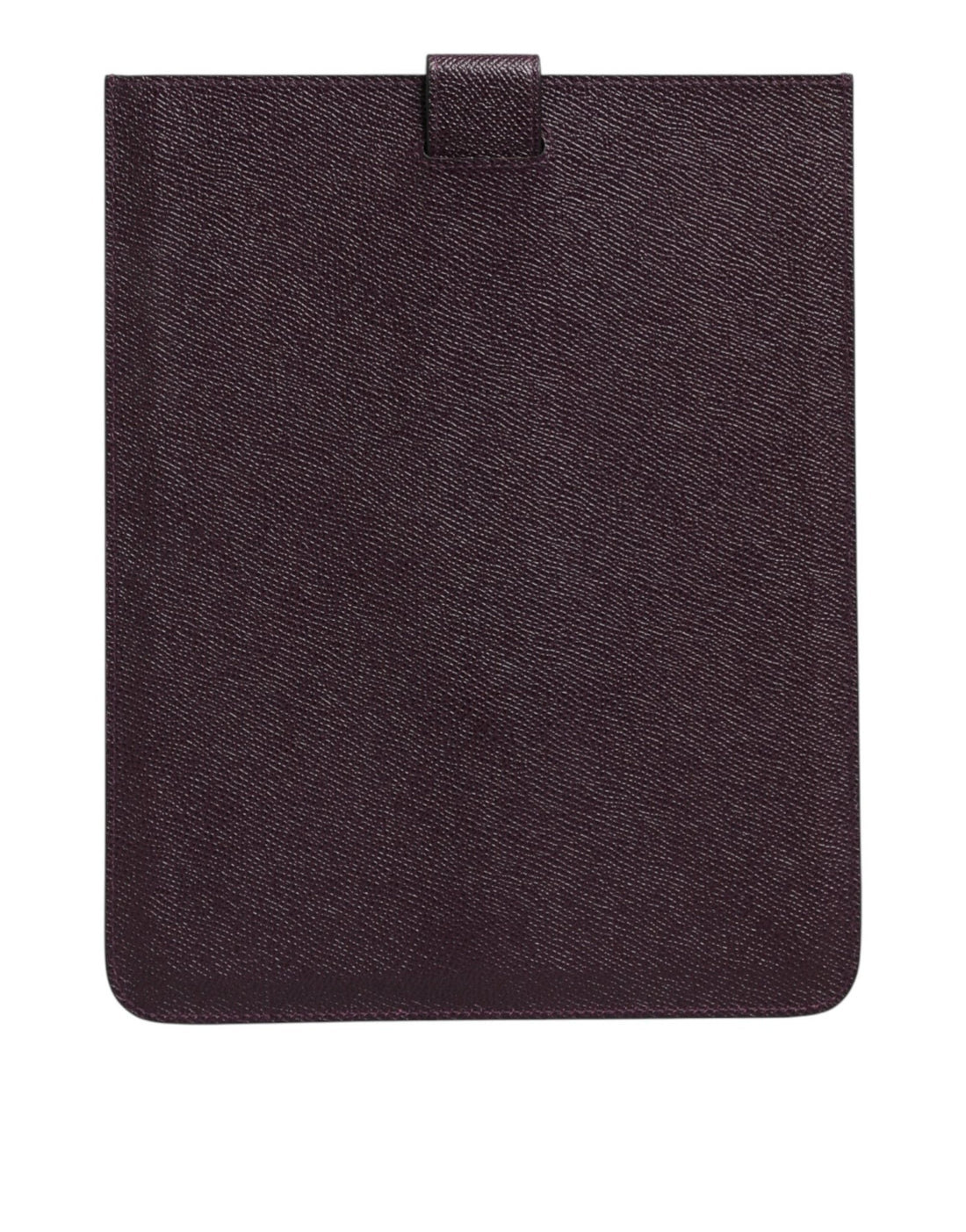 Dolce & Gabbana Dark Brown Leather Logo Plaque Cover Sleeve Tablet Case - RIMODA