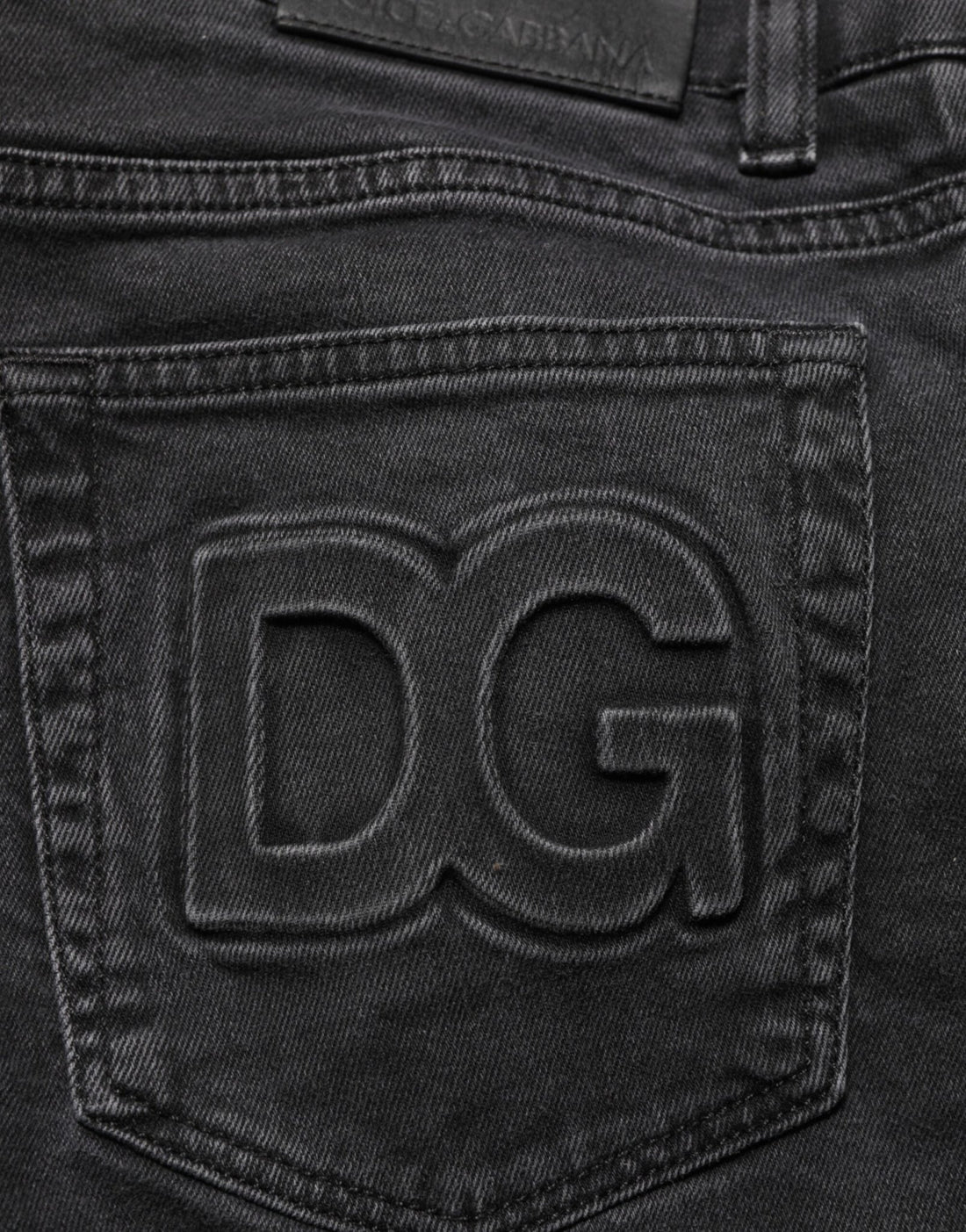 Dolce & Gabbana Dark Gray Cotton Stretch Denim Trouser Jeans - RIMODA
