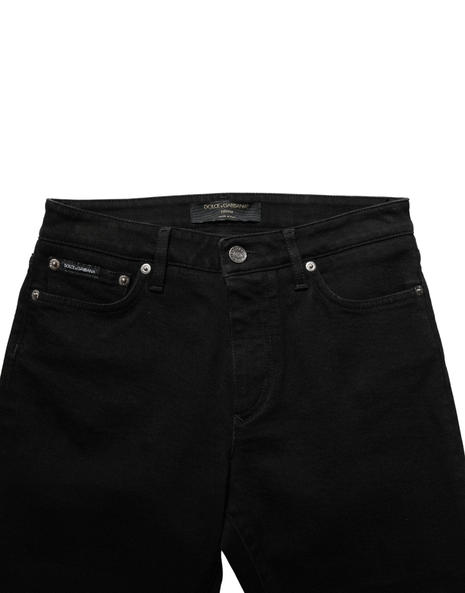 Dolce & Gabbana Dark Gray Cotton Stretch Skinny Denim Jeans - RIMODA