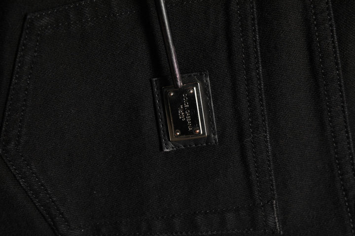 Dolce & Gabbana Dark Gray Cotton Stretch Skinny Denim Jeans - RIMODA