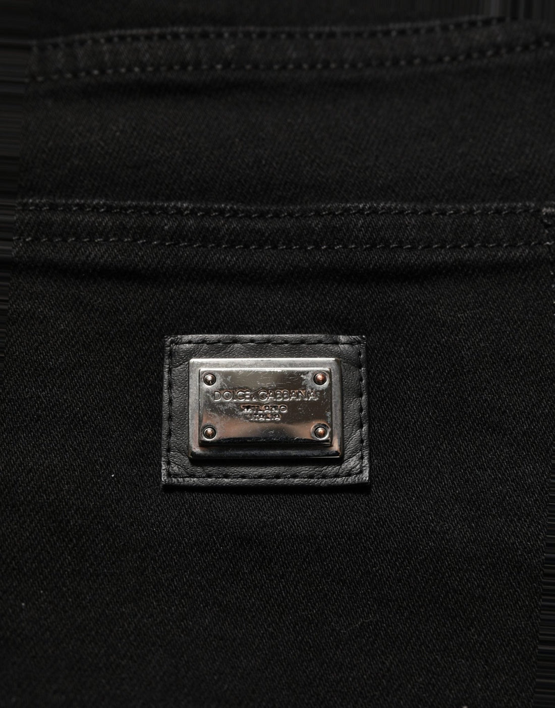 Dolce & Gabbana Dark Gray Cotton Stretch Skinny Denim Jeans - RIMODA