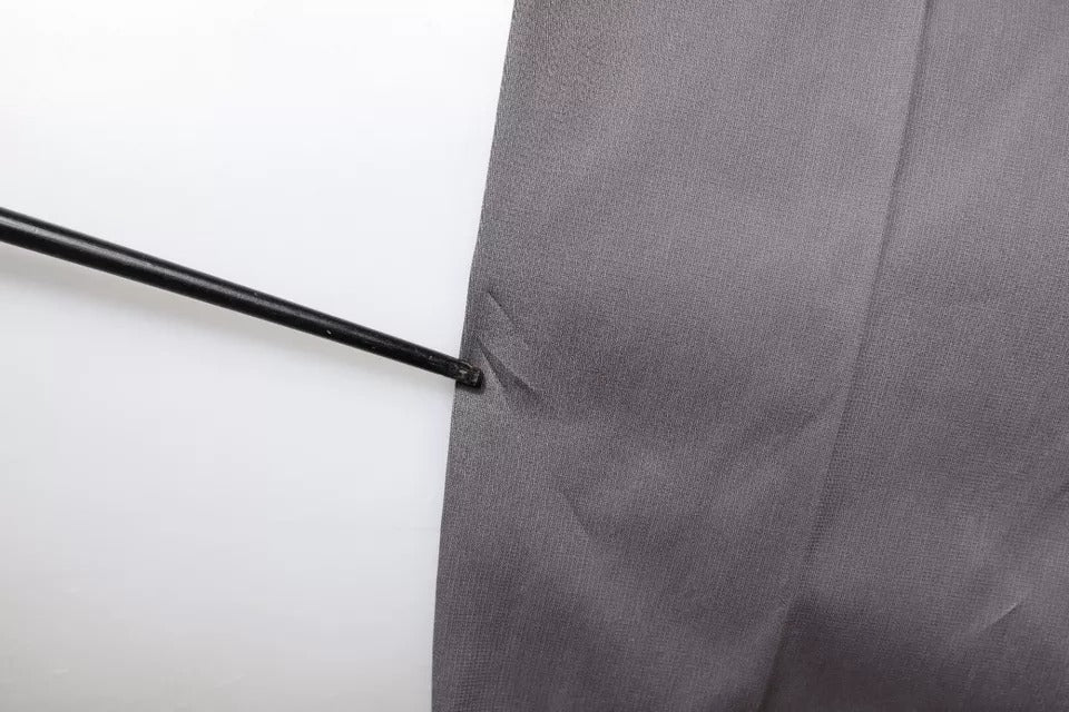 Dolce & Gabbana Dark Gray Mid Waist Dress Pants - RIMODA