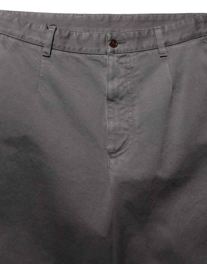 Dolce & Gabbana Dark Gray MidWaist Straight Men Trouser Pants - RIMODA