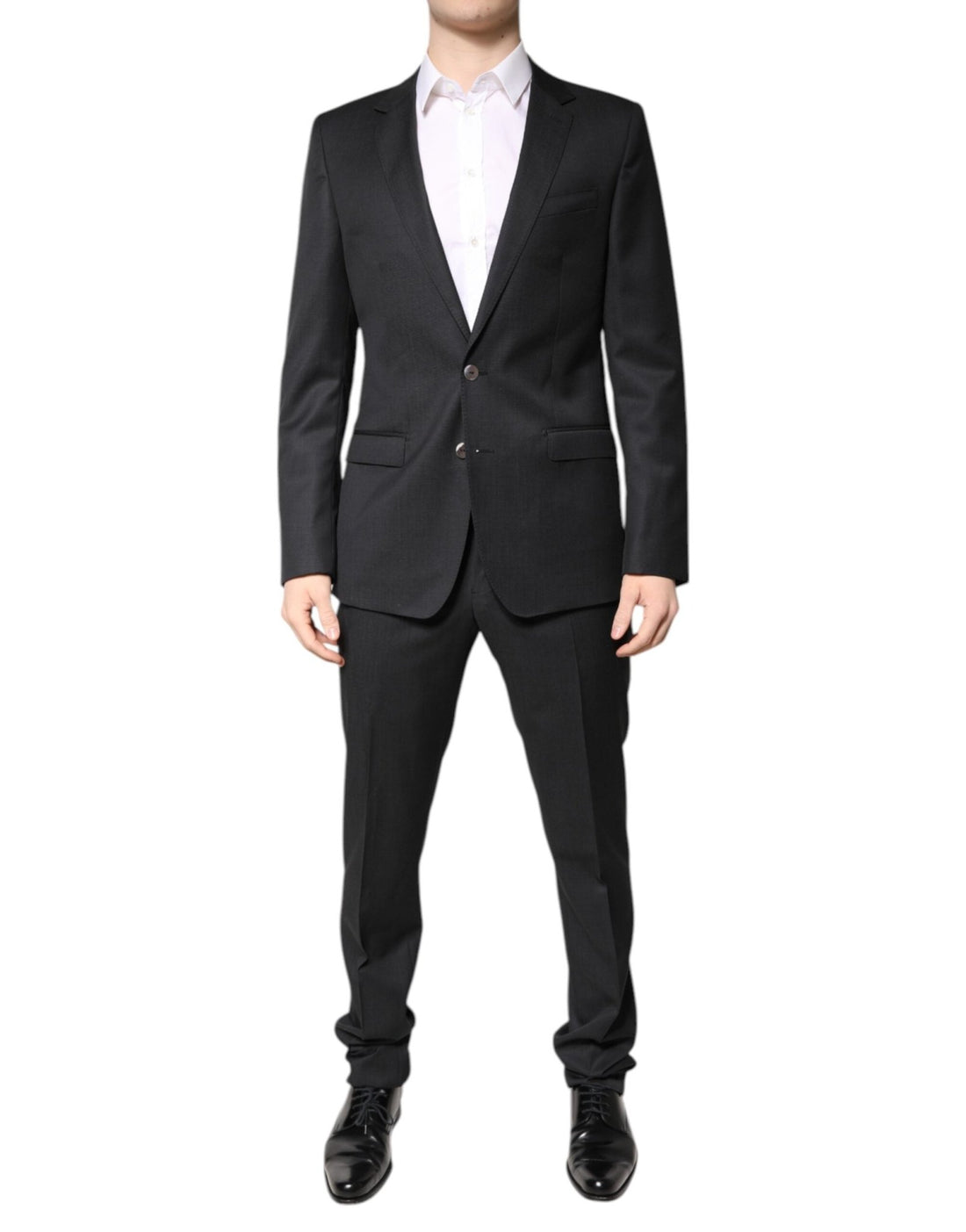 Dolce & Gabbana Dark Gray Wool Single Breasted 2 Piece Suit - RIMODA