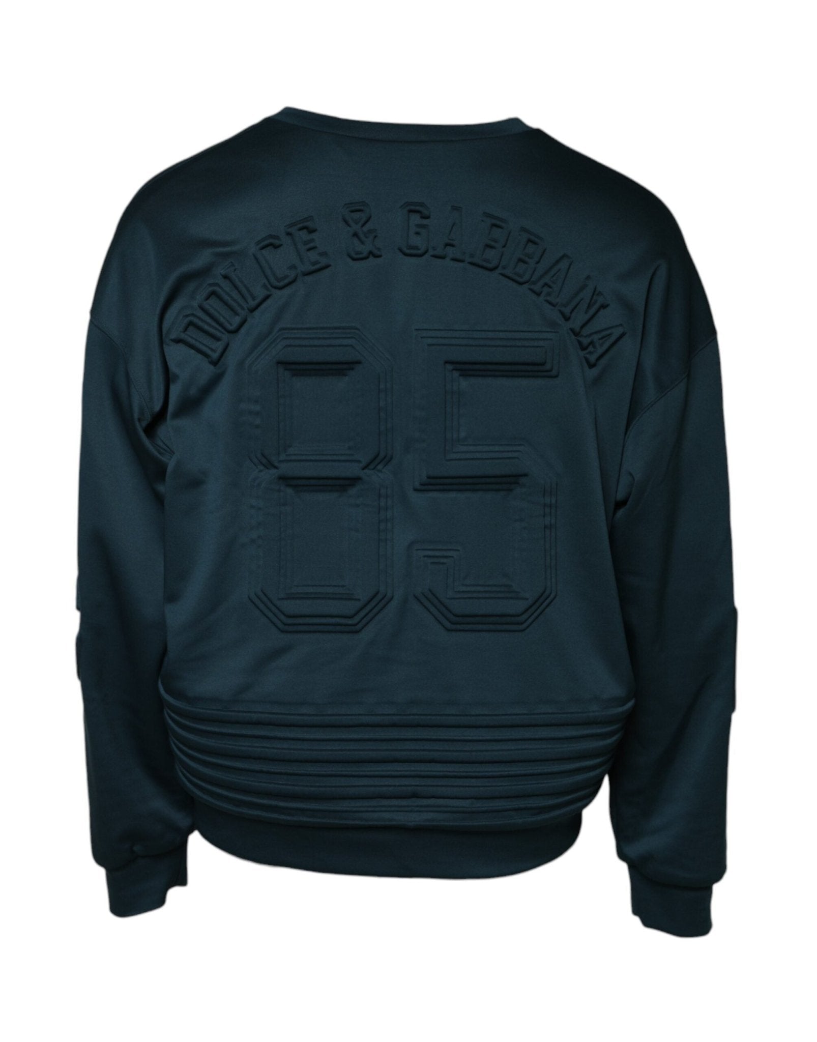 Dolce & Gabbana Dark Green Embossed Logo Pullover Sweater - RIMODA