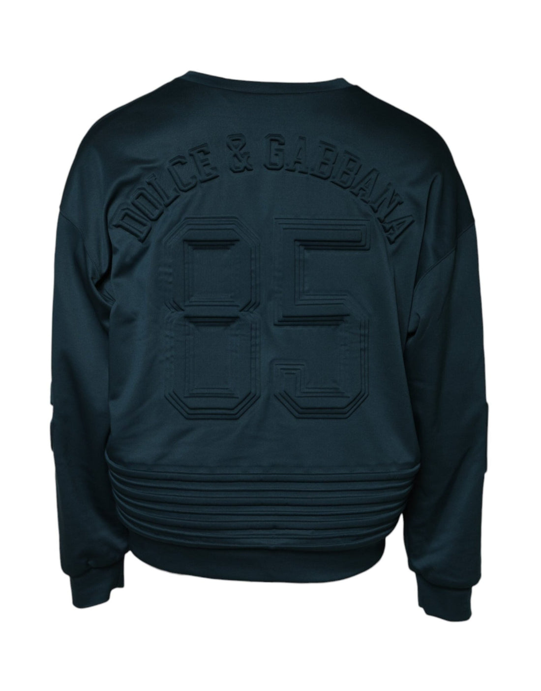 Dolce & Gabbana Dark Green Embossed Logo Pullover Sweater - RIMODA