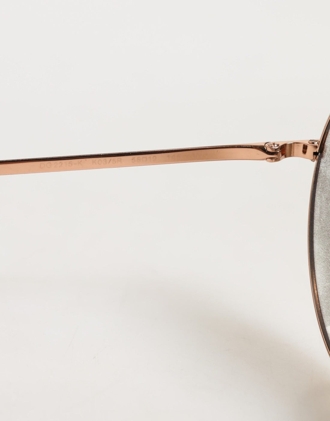 Dolce & Gabbana DG2215K Gold Metal Round Shades Eyewear Sunglasses - RIMODA