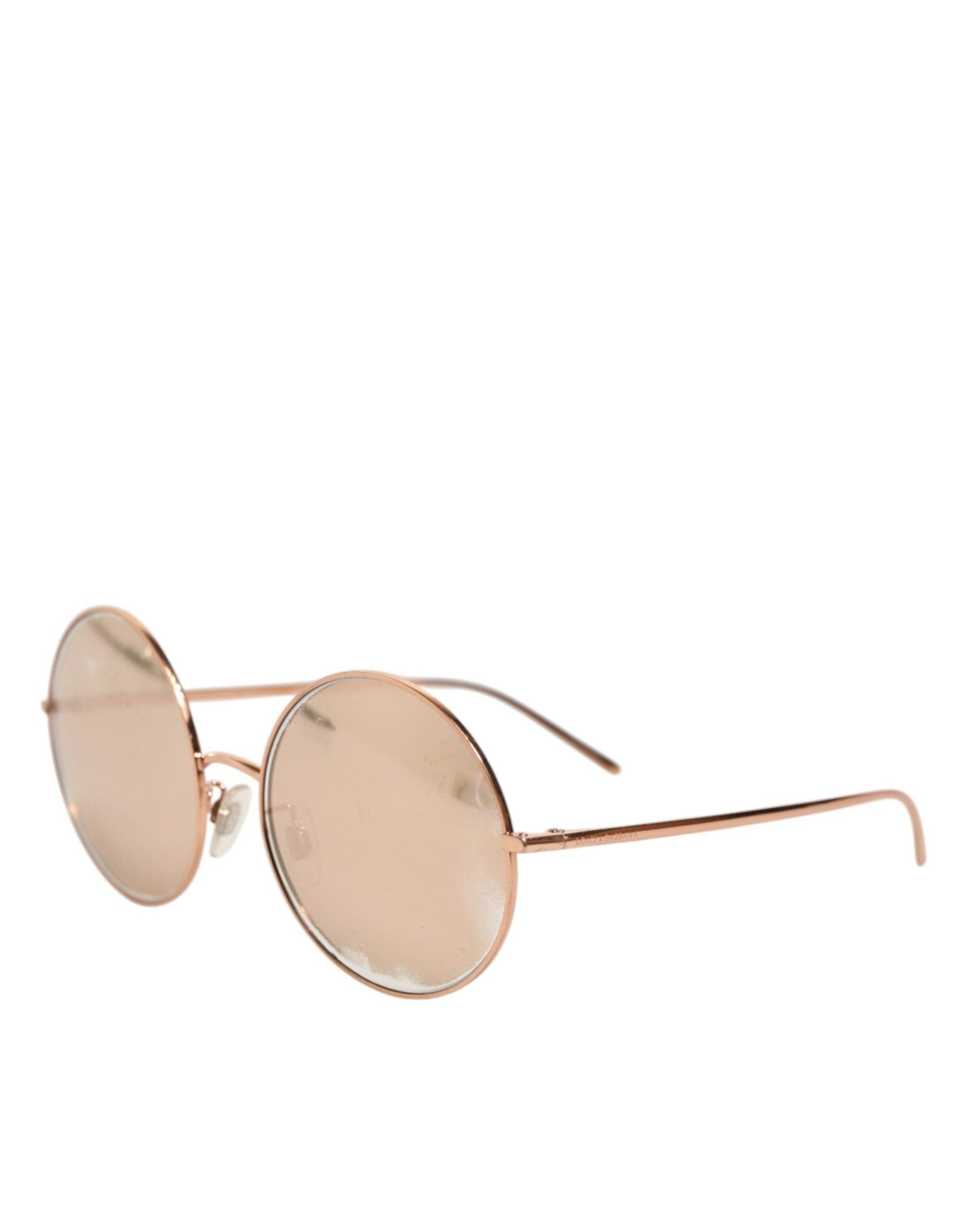Dolce & Gabbana DG2215K Gold Metal Round Shades Eyewear Sunglasses - RIMODA