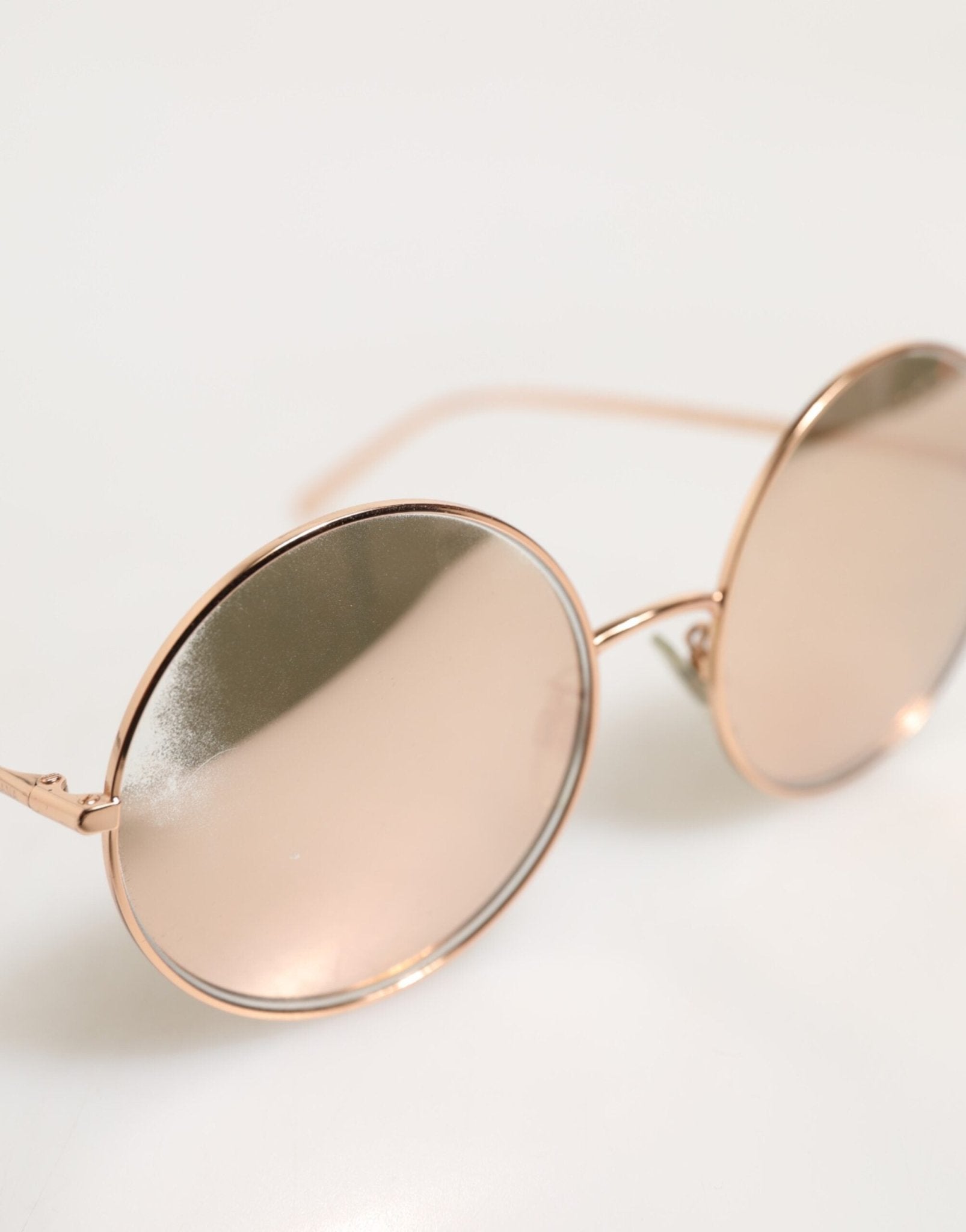 Dolce & Gabbana DG2215K Gold Metal Round Shades Eyewear Sunglasses - RIMODA