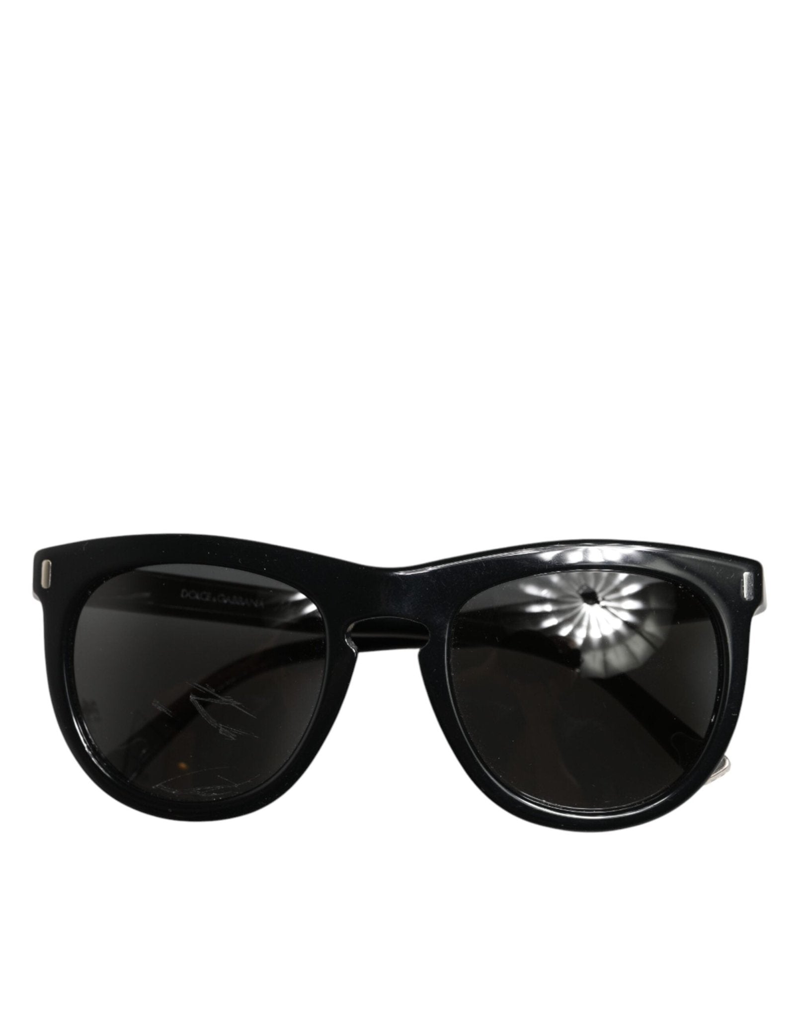 Dolce & Gabbana DG4281 Black Round Frame Full Rim Eyewear Sunglasses - RIMODA
