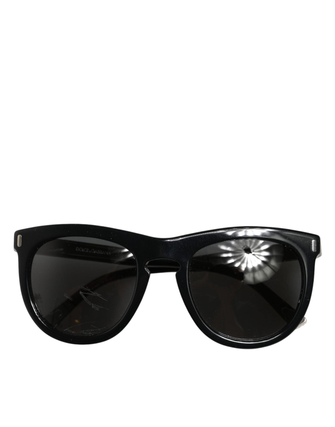 Dolce & Gabbana DG4281 Black Round Frame Full Rim Eyewear Sunglasses - RIMODA