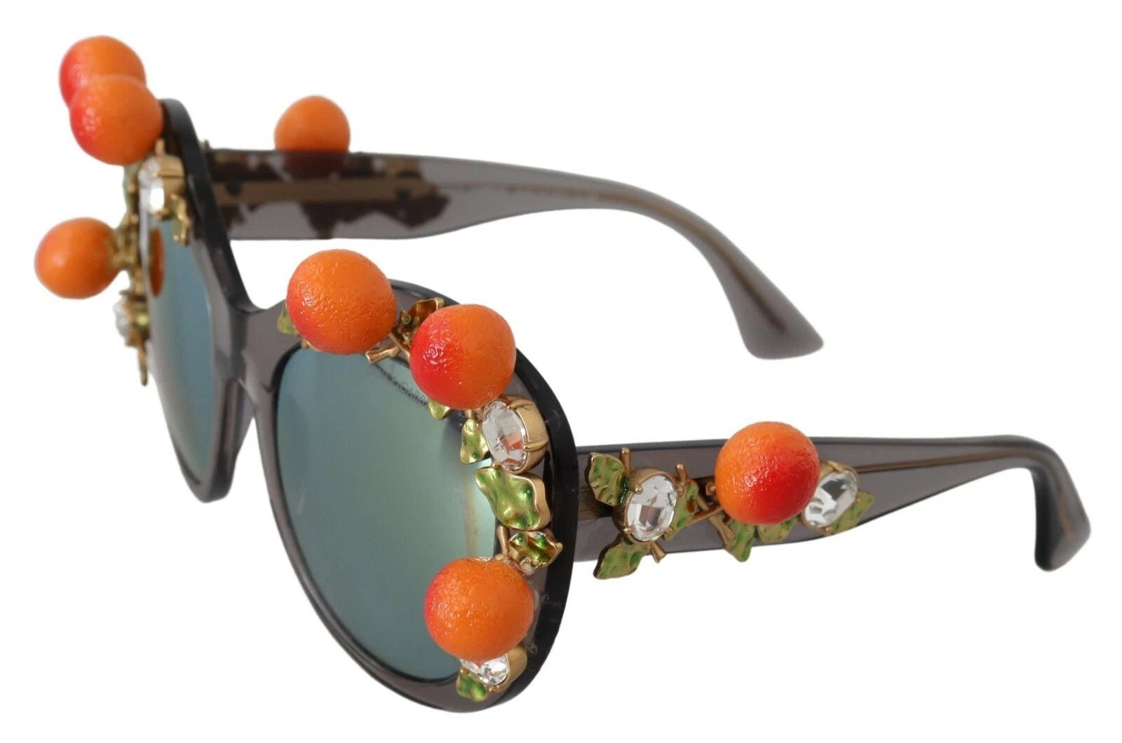 Dolce & Gabbana DG4283B Acetate Crystals Orange Appliques Sunglasses - RIMODA
