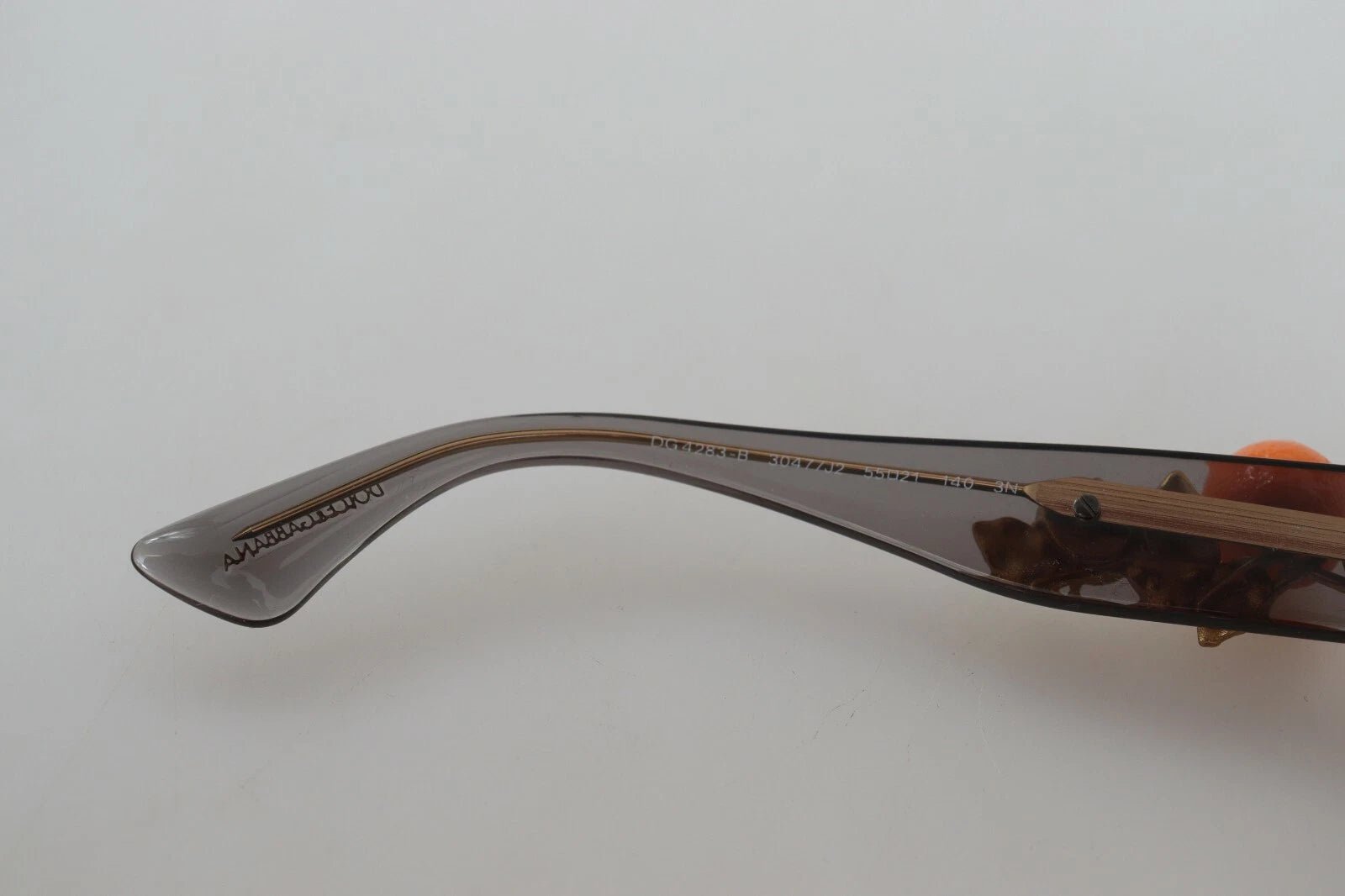 Dolce & Gabbana DG4283B Acetate Crystals Orange Appliques Sunglasses - RIMODA