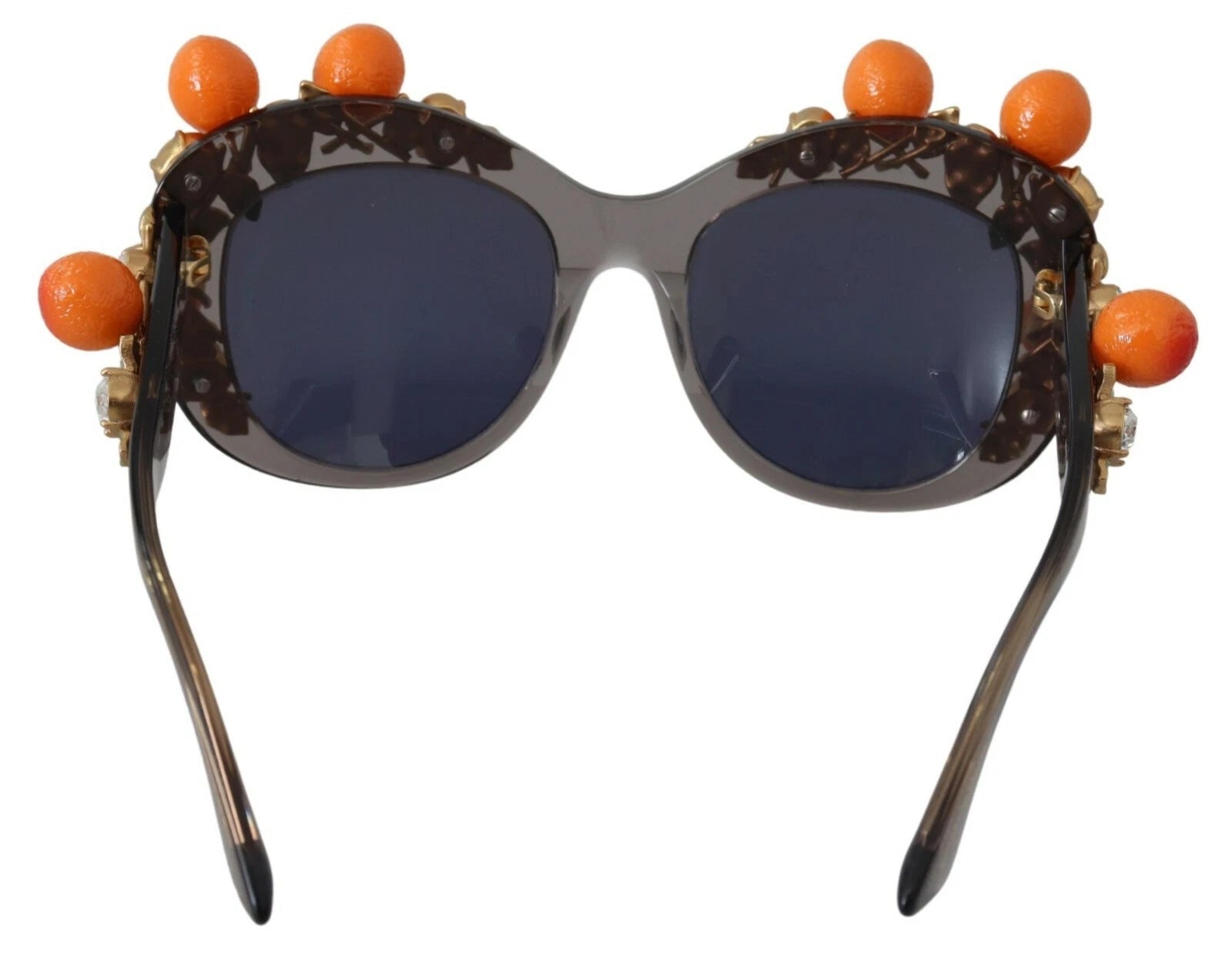 Dolce & Gabbana DG4283B Acetate Crystals Orange Appliques Sunglasses - RIMODA