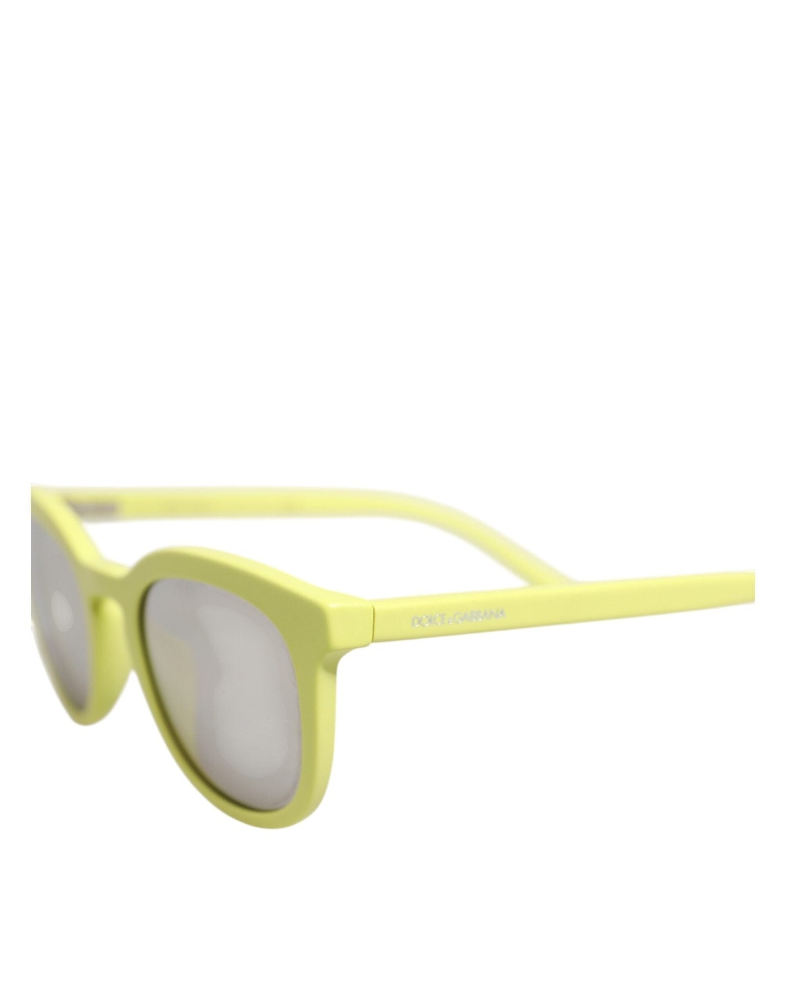 Dolce & Gabbana DG4324 Yellow Framed Mirrored Lenses Eyewear Sunglasses - RIMODA