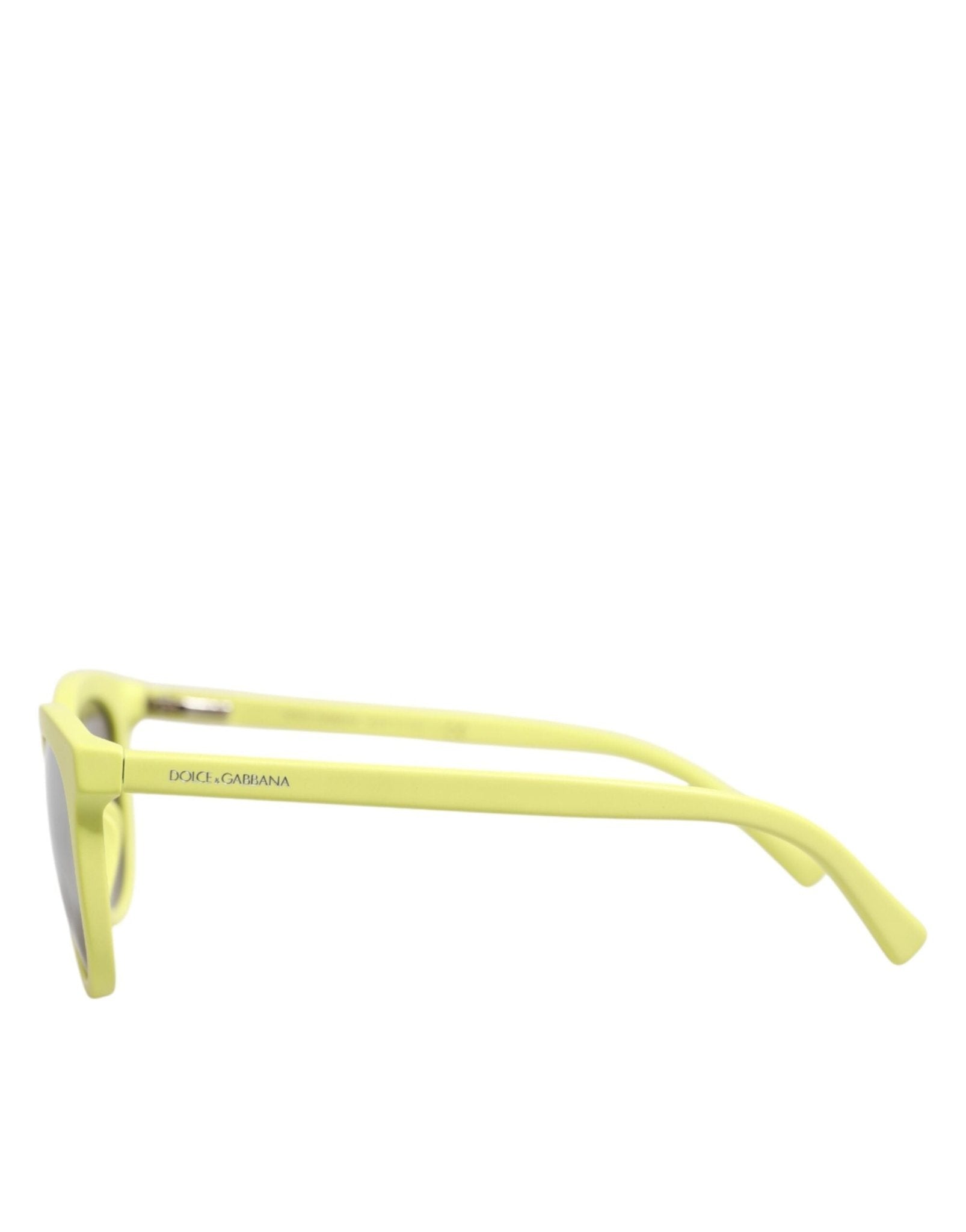Dolce & Gabbana DG4324 Yellow Framed Mirrored Lenses Eyewear Sunglasses - RIMODA