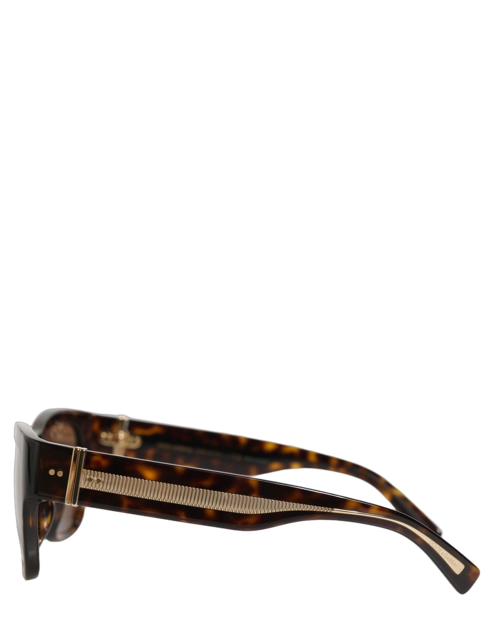 Dolce & Gabbana DG4390F Brown Acetate Frame Polarized Lenses Sunglasses - RIMODA