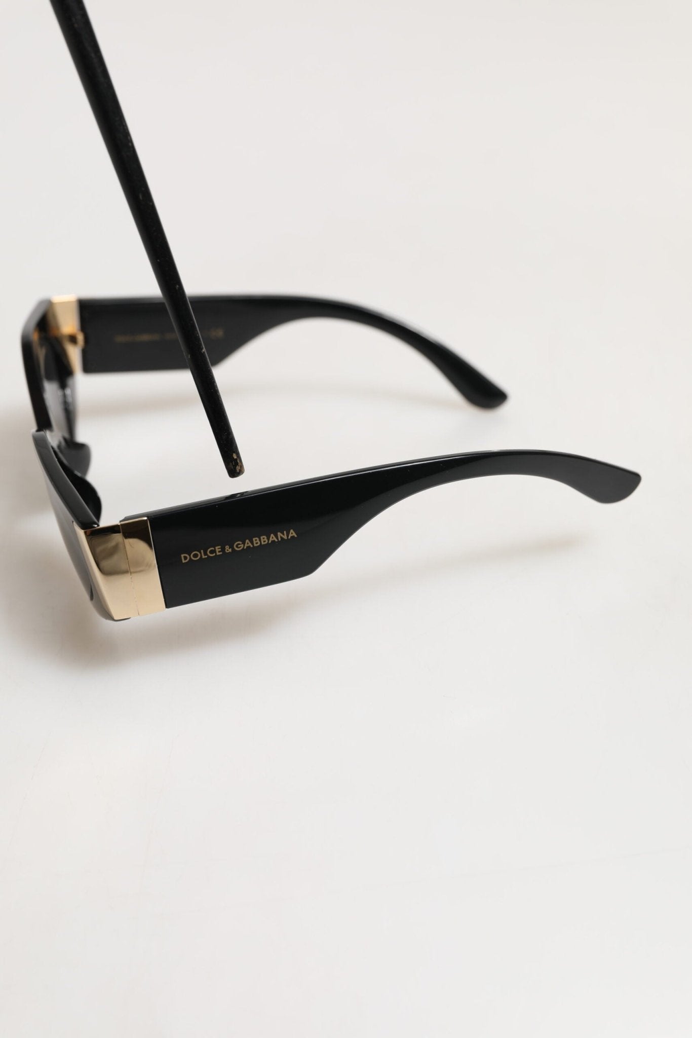 Dolce & Gabbana DG4396 Gray Gradient Black Irregular Frame Sunglasses - RIMODA