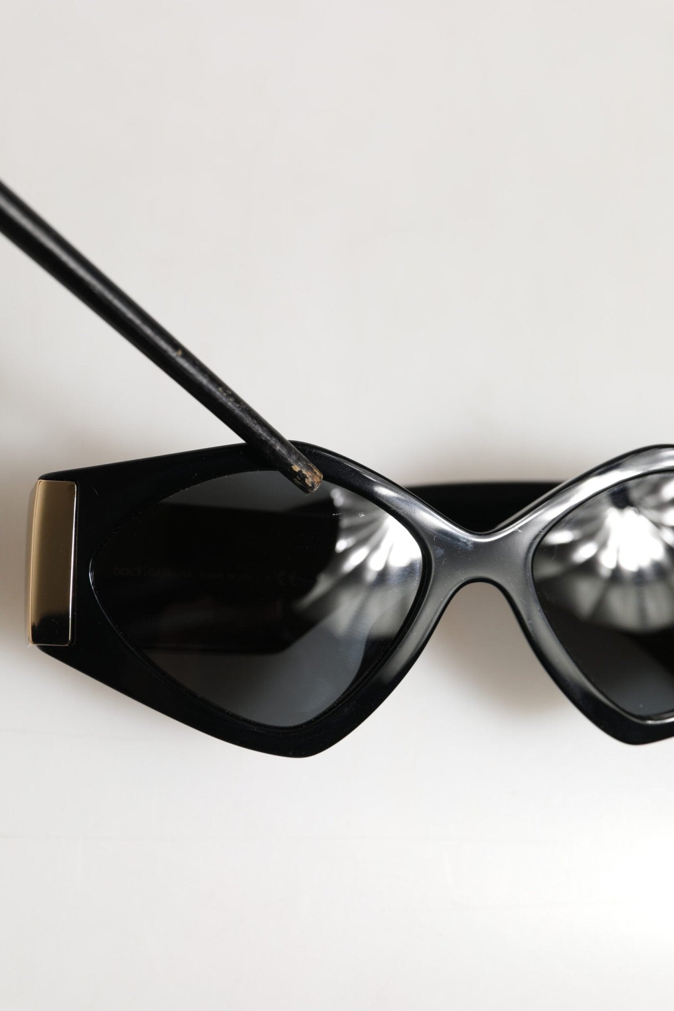 Dolce & Gabbana DG4396 Gray Gradient Black Irregular Frame Sunglasses - RIMODA