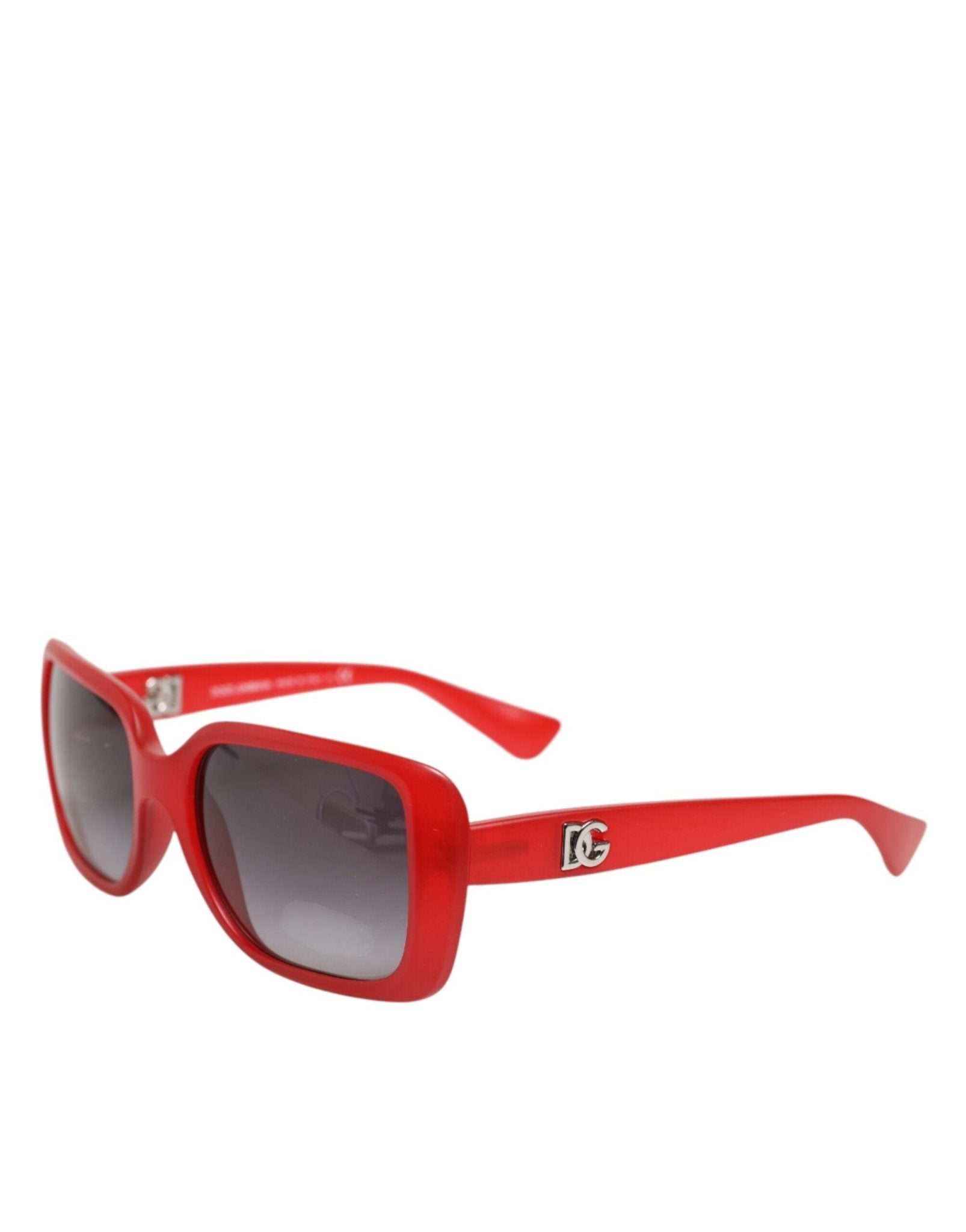 Dolce & Gabbana DG6093 Red Rectangular Grey Graduated Lenses Sunglasses - RIMODA