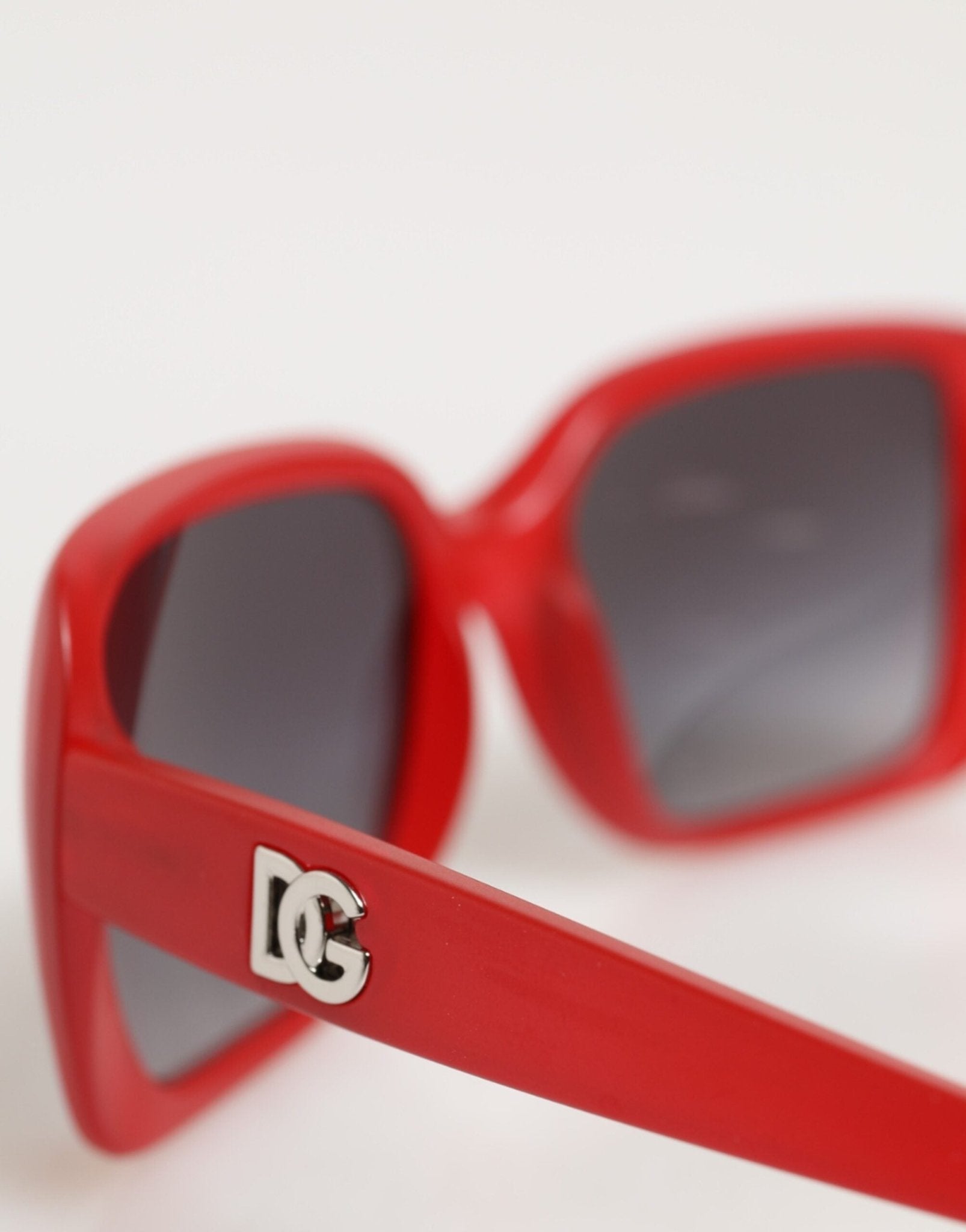 Dolce & Gabbana DG6093 Red Rectangular Grey Graduated Lenses Sunglasses - RIMODA