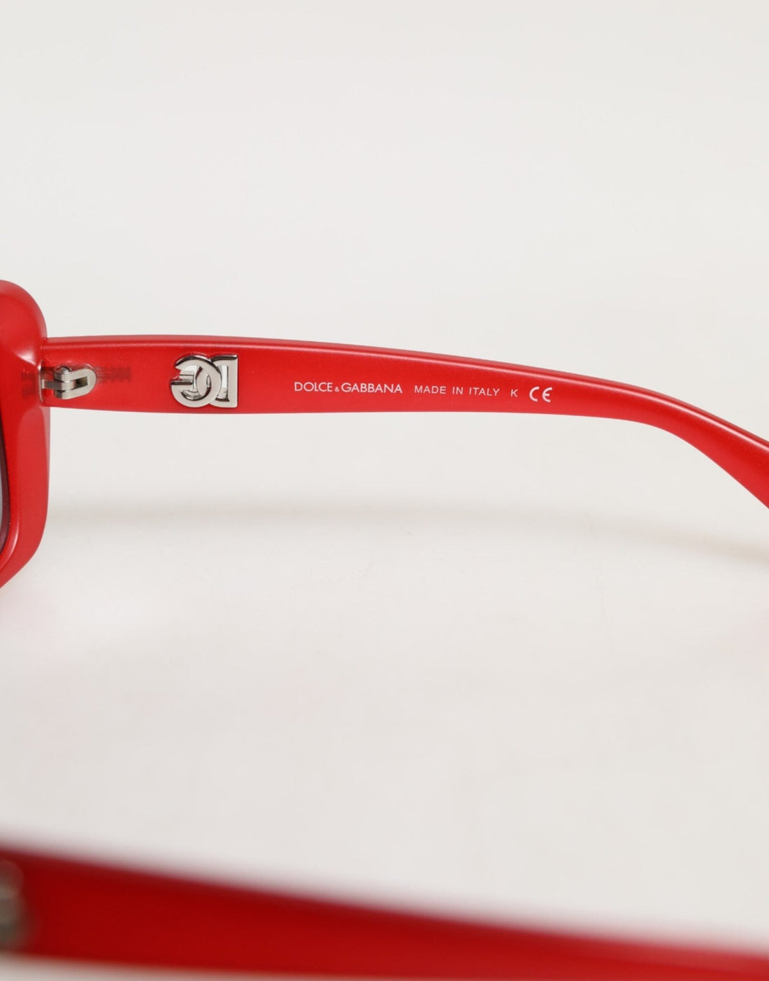 Dolce & Gabbana DG6093 Red Rectangular Grey Graduated Lenses Sunglasses - RIMODA