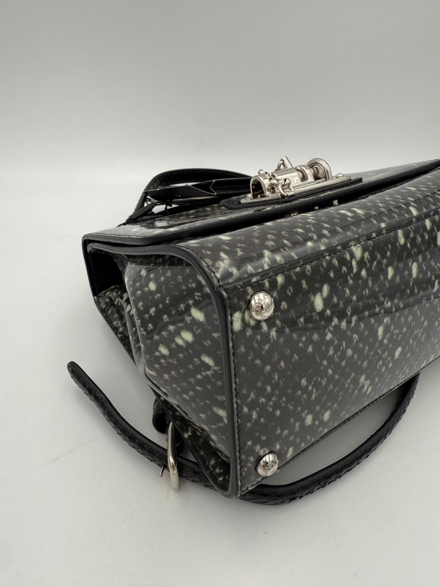 Dolce & Gabbana DOLCE & GABBANA Monica Python and Patent Handbag - RIMODA