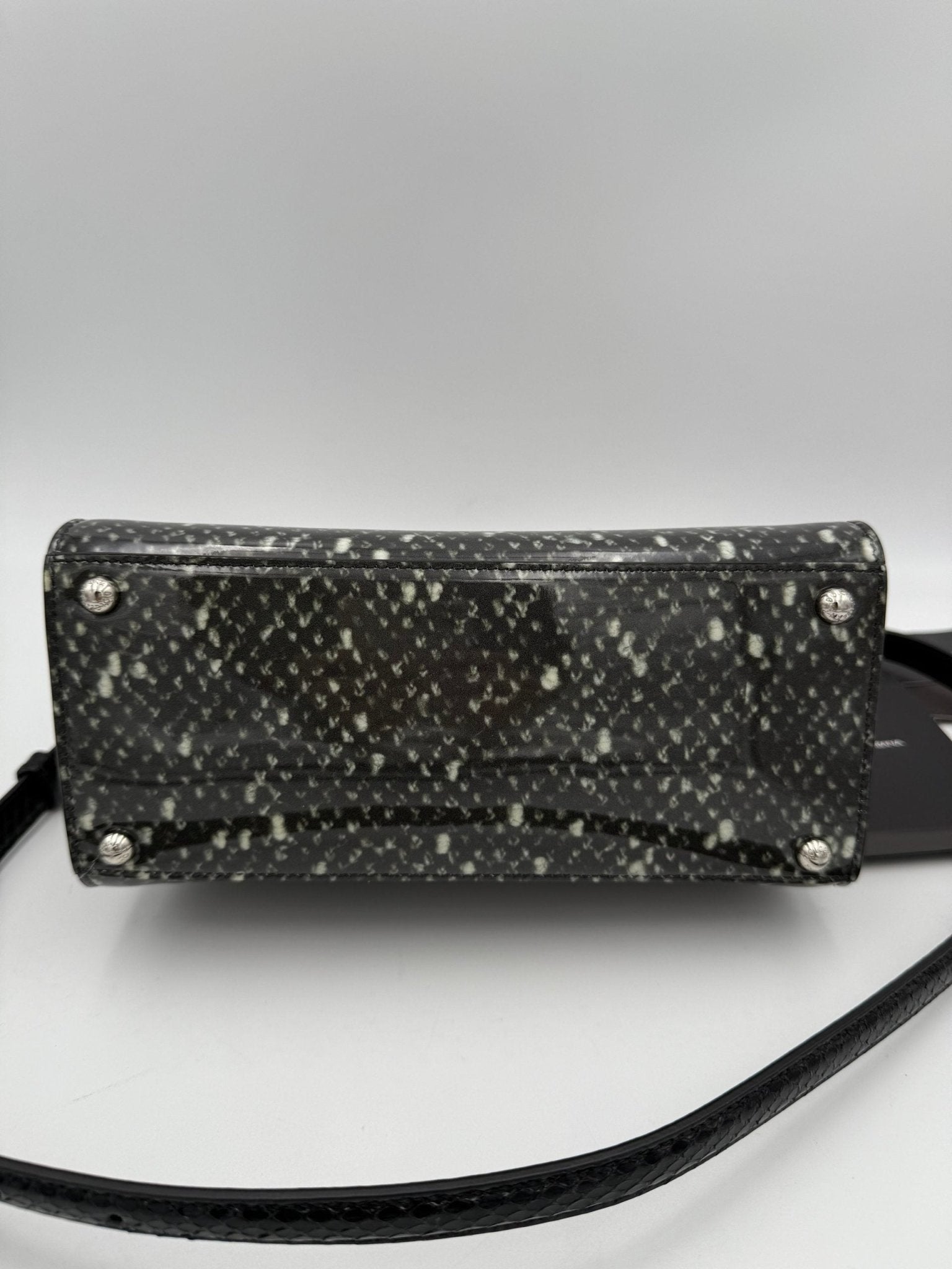 Dolce & Gabbana DOLCE & GABBANA Monica Python and Patent Handbag - RIMODA