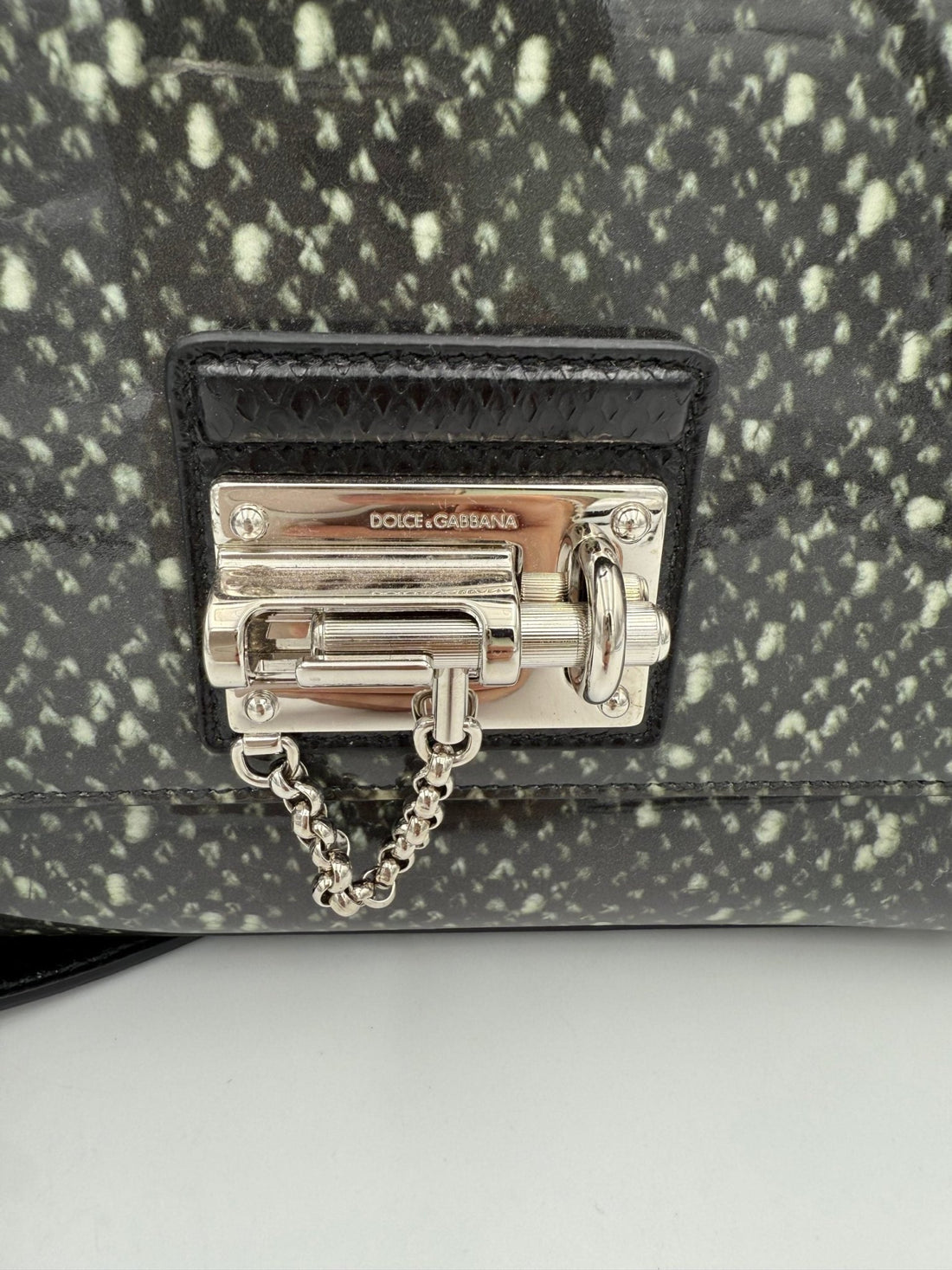 Dolce & Gabbana DOLCE & GABBANA Monica Python and Patent Handbag - RIMODA