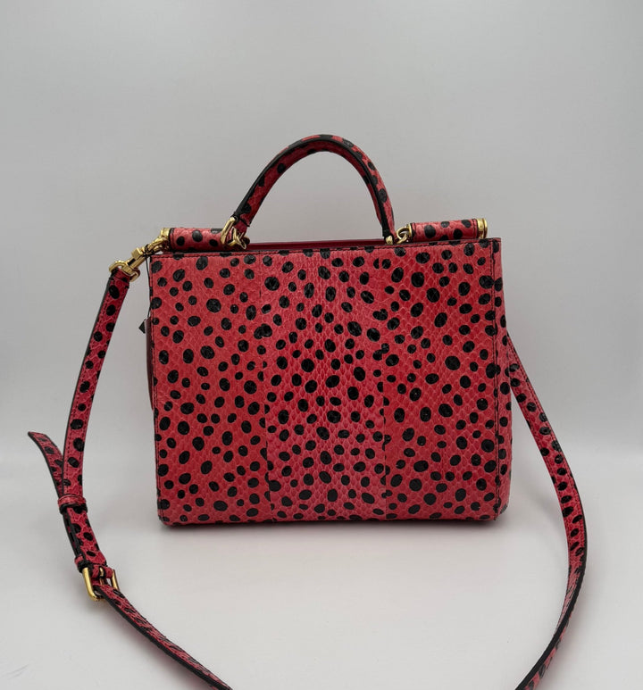 Dolce & Gabbana DOLCE & GABBANA SICILY in Reptile Skin Handbag - RIMODA