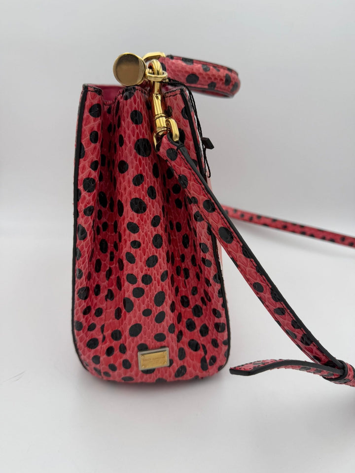 Dolce & Gabbana DOLCE & GABBANA SICILY in Reptile Skin Handbag - RIMODA