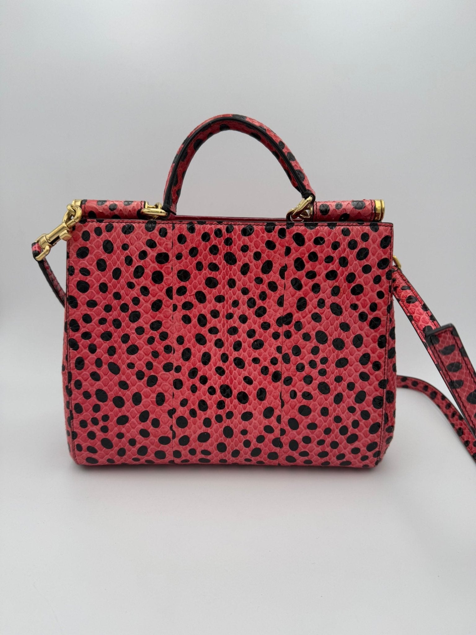 Dolce & Gabbana DOLCE & GABBANA SICILY in Reptile Skin Handbag - RIMODA