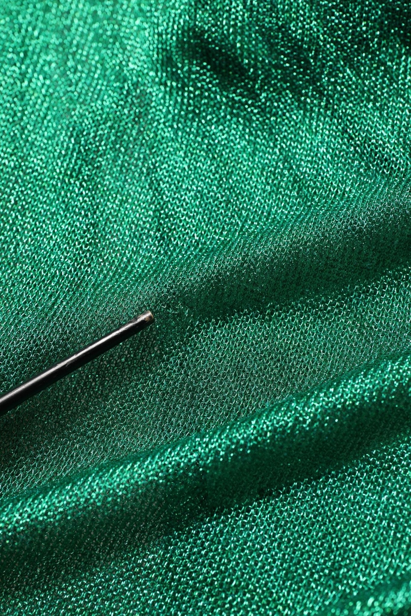 Dolce & Gabbana Emerald Green Plissé Evening Gown Dress - RIMODA