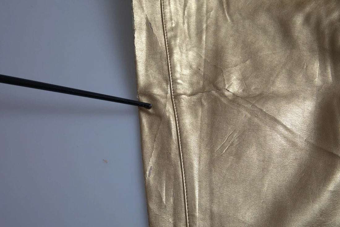 Dolce & Gabbana Gold High Waist Skinny Women Metallic Pants - RIMODA