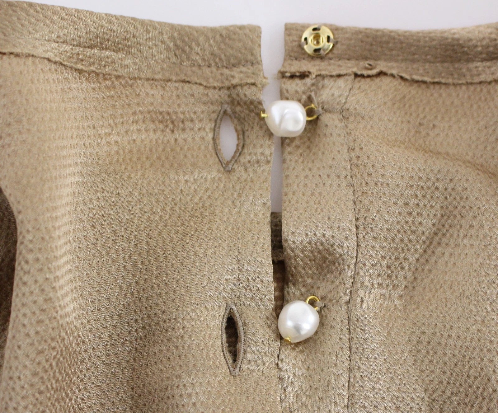 Dolce & Gabbana Gold SPECIAL Piece Runway Crystal Blouse - RIMODA