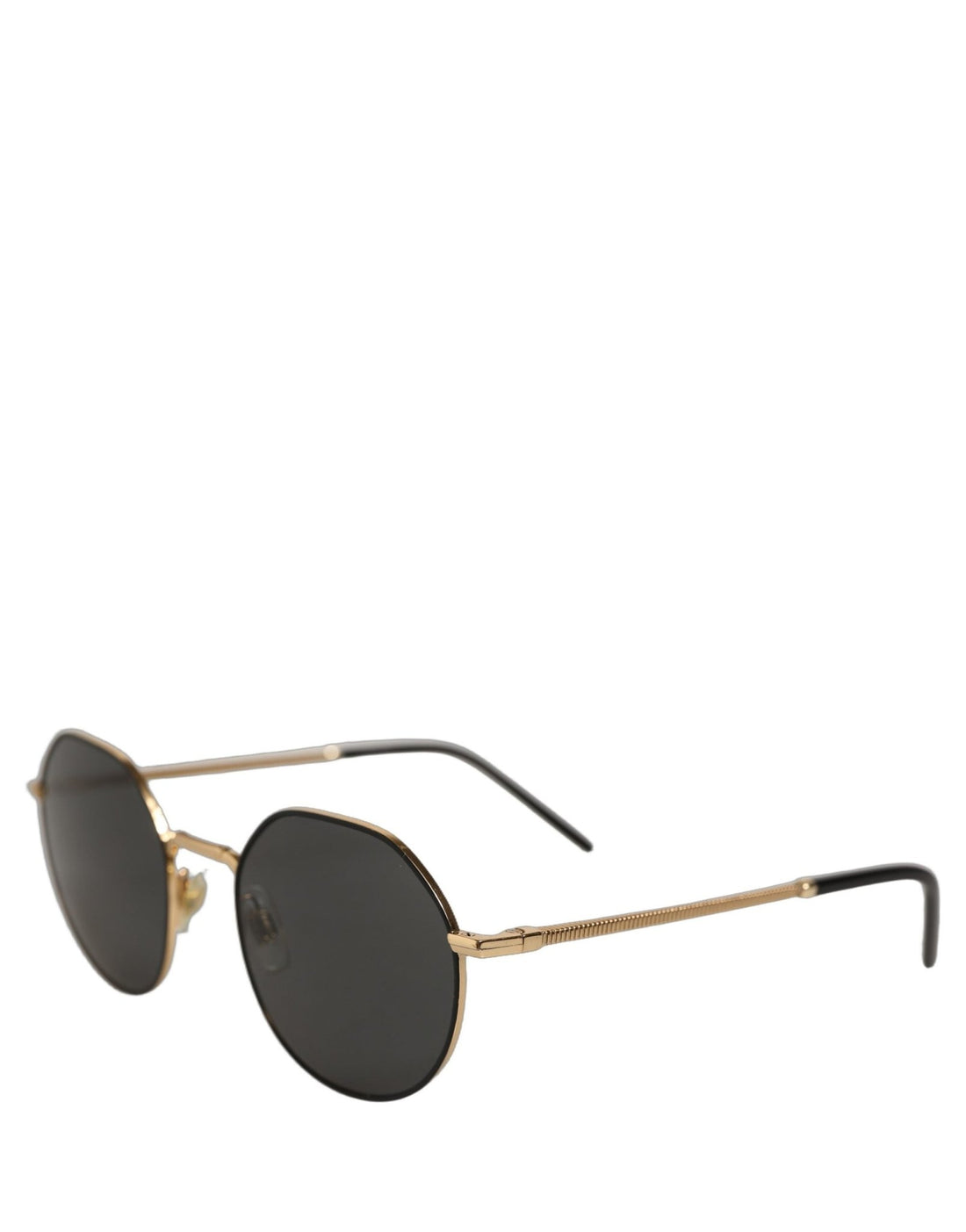 Dolce & Gabbana Gold Toned Metal Frame DG2286 Round Eyewear Sunglasses - RIMODA