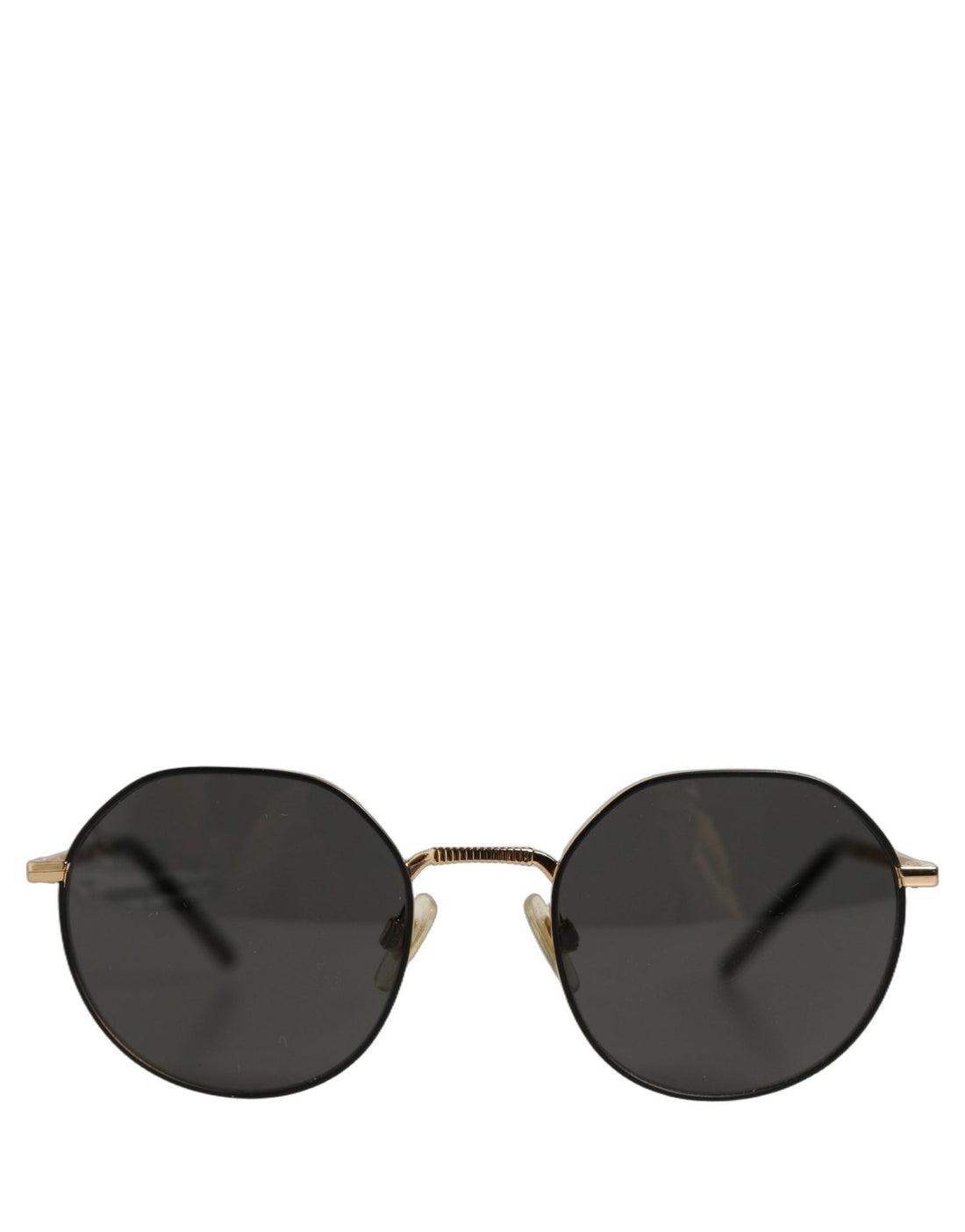Dolce & Gabbana Gold Toned Metal Frame DG2286 Round Eyewear Sunglasses - RIMODA