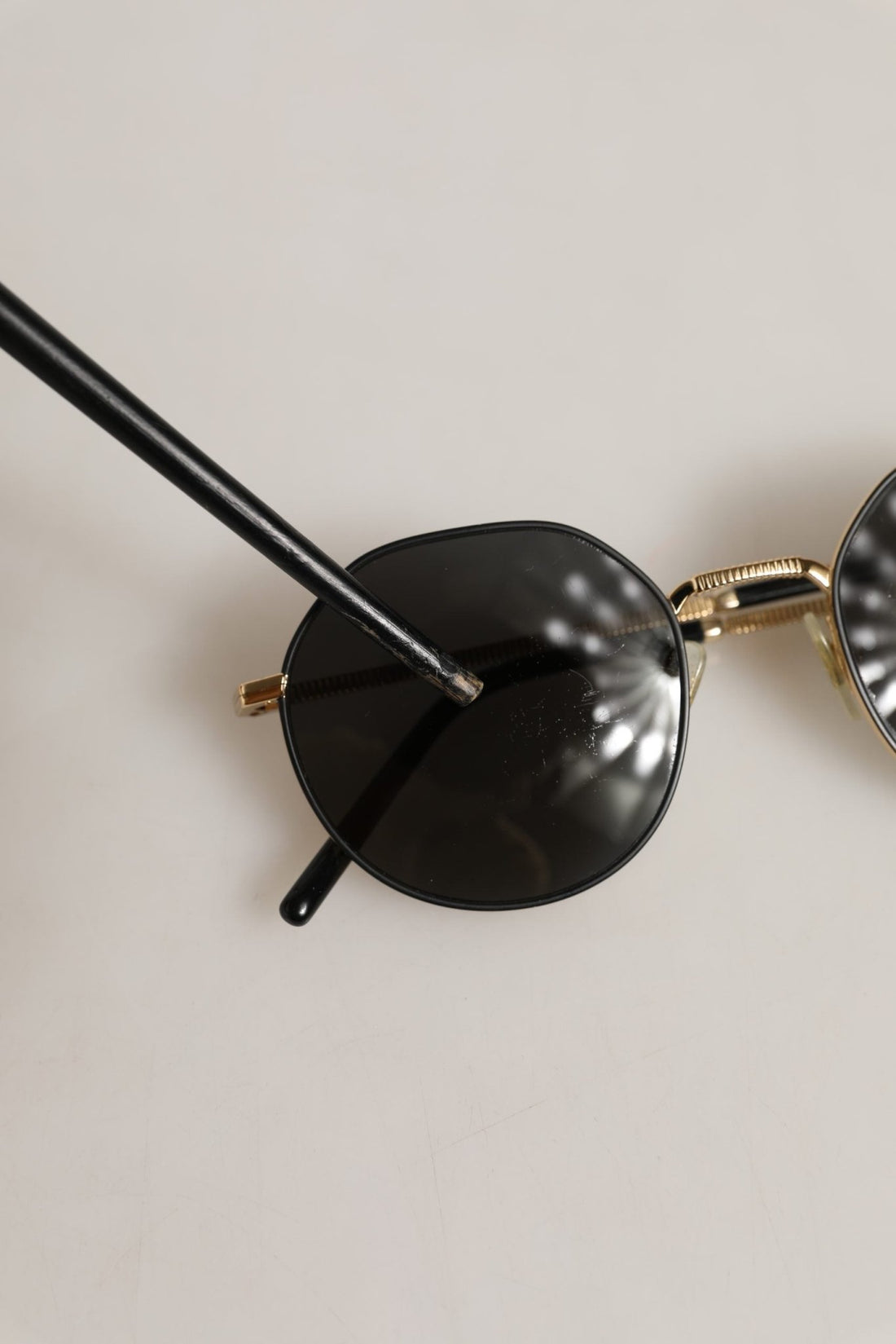 Dolce & Gabbana Gold Toned Metal Frame DG2286 Round Eyewear Sunglasses - RIMODA