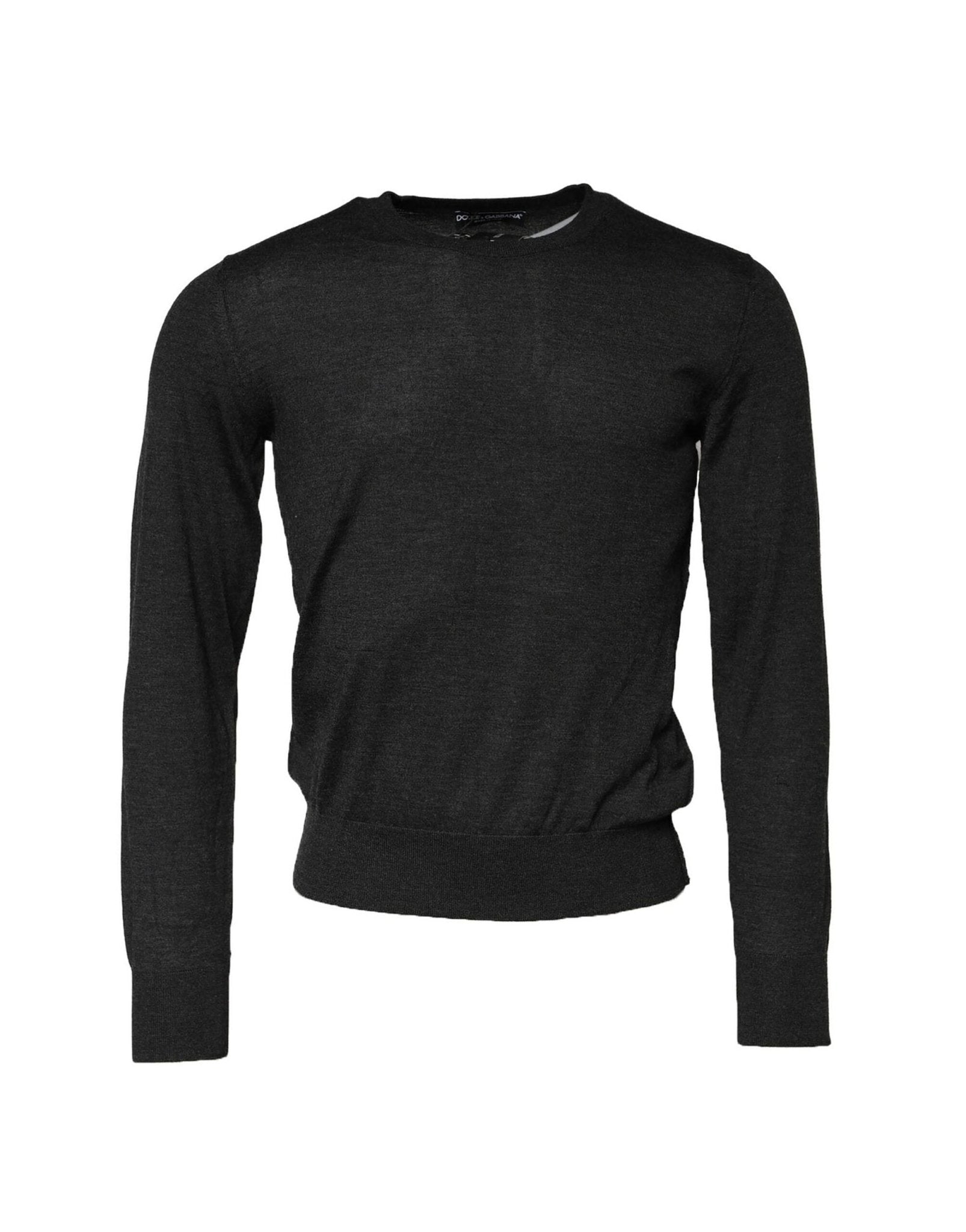 Dolce & Gabbana Gray Cashmere Crew Neck Sweatshirt Sweater - RIMODA