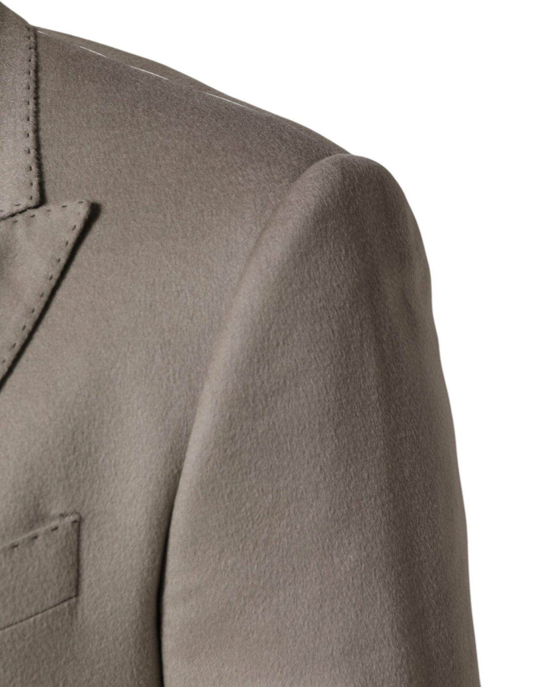 Dolce & Gabbana Gray Cashmere Single Breasted Jacket Blazer - RIMODA