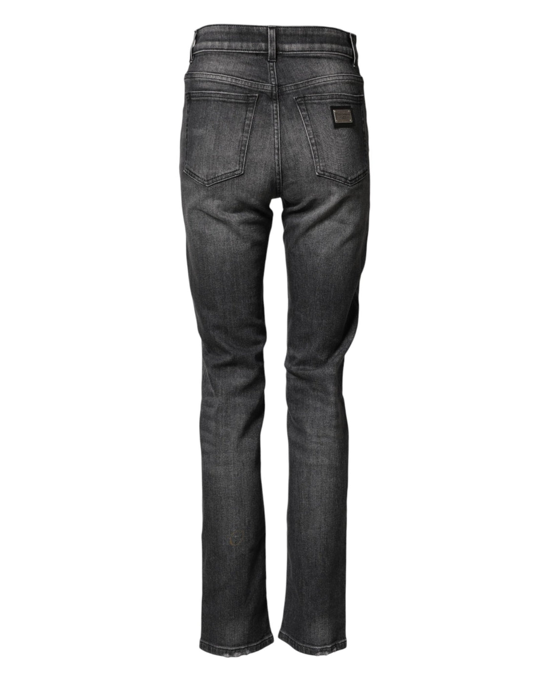 Dolce & Gabbana Gray High Waist Cotton Skinny Denim Jeans - RIMODA