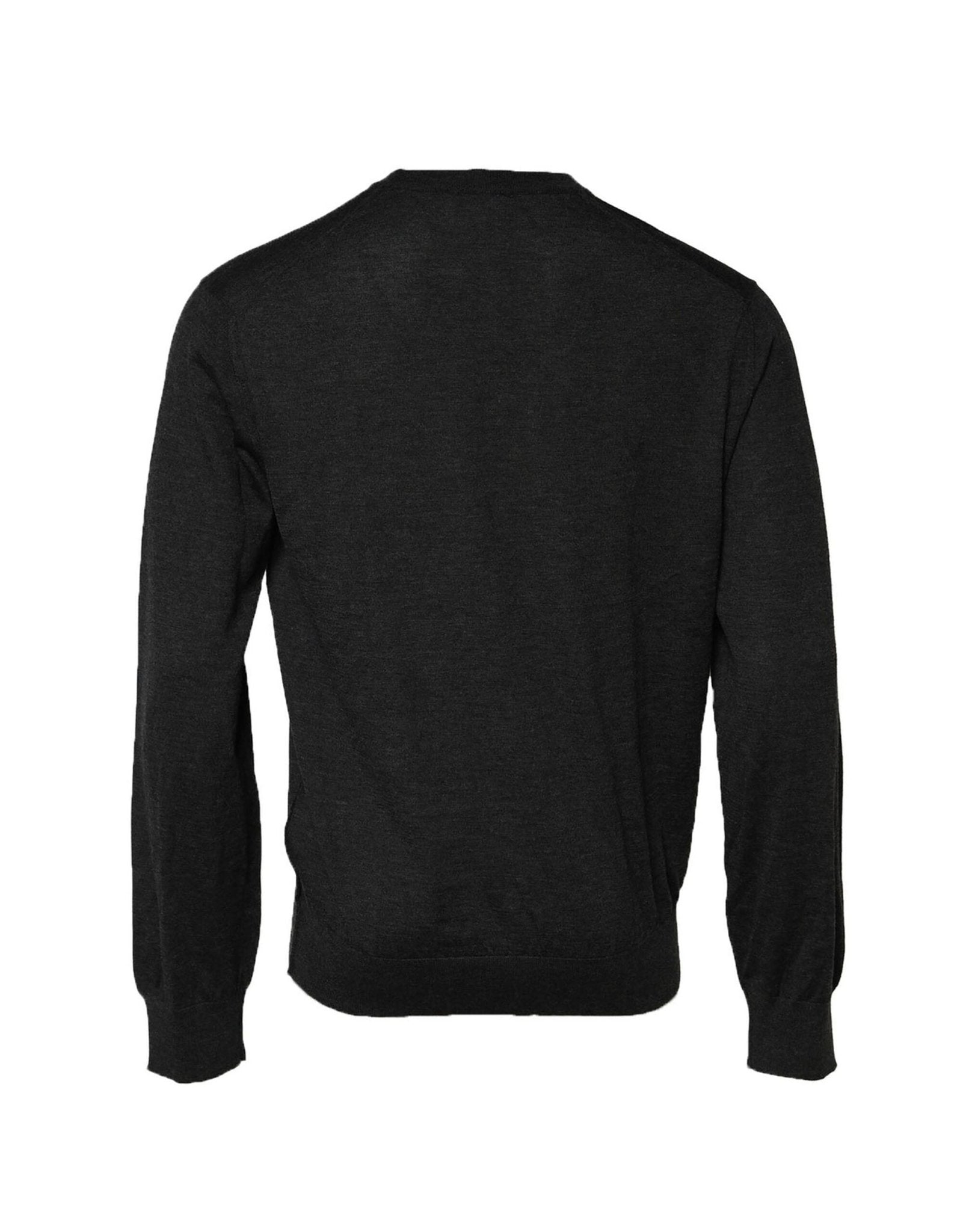 Dolce & Gabbana Gray Long Sleeve Crew Neck Pullover Sweater - RIMODA