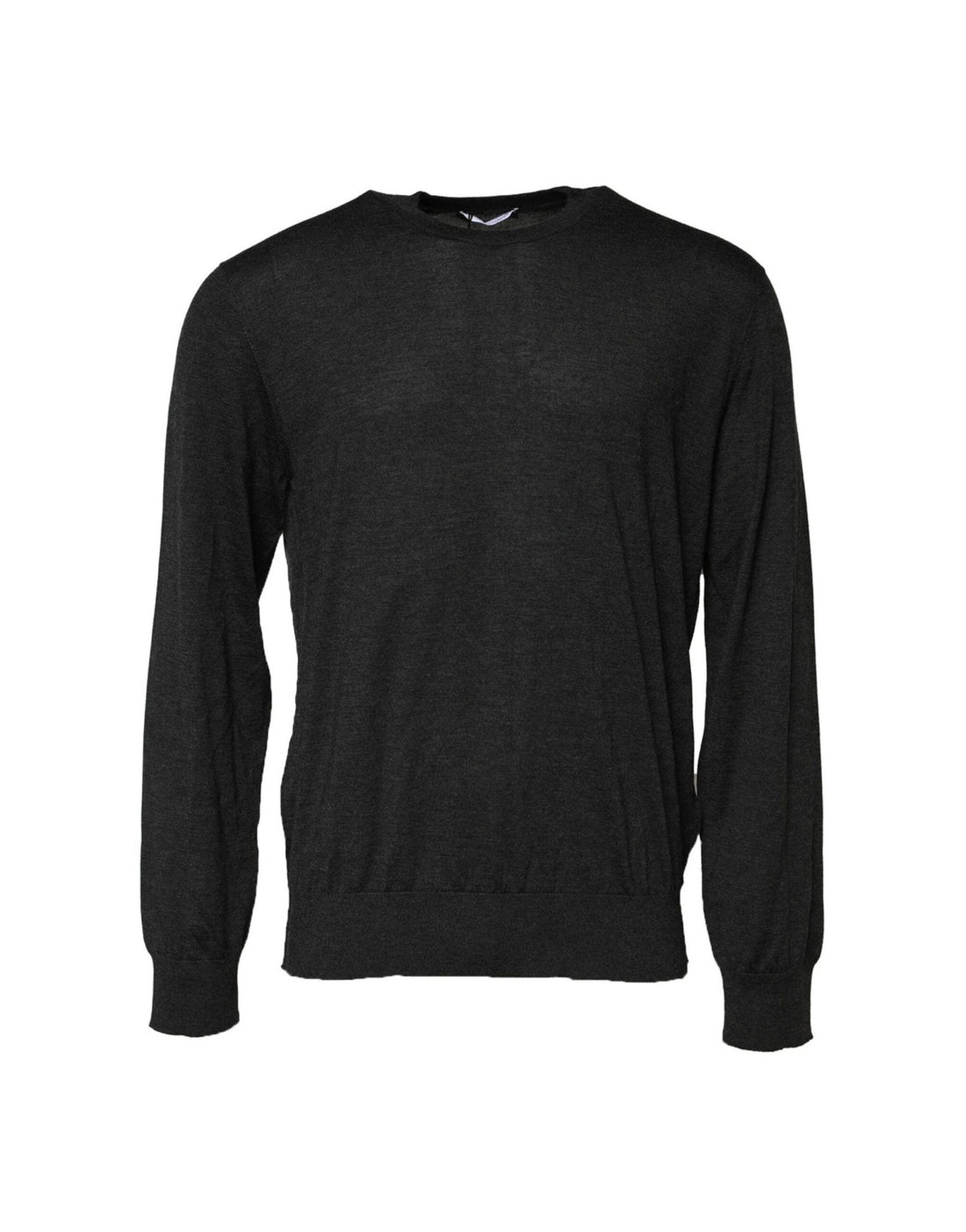 Dolce & Gabbana Gray Long Sleeve Crew Neck Pullover Sweater - RIMODA