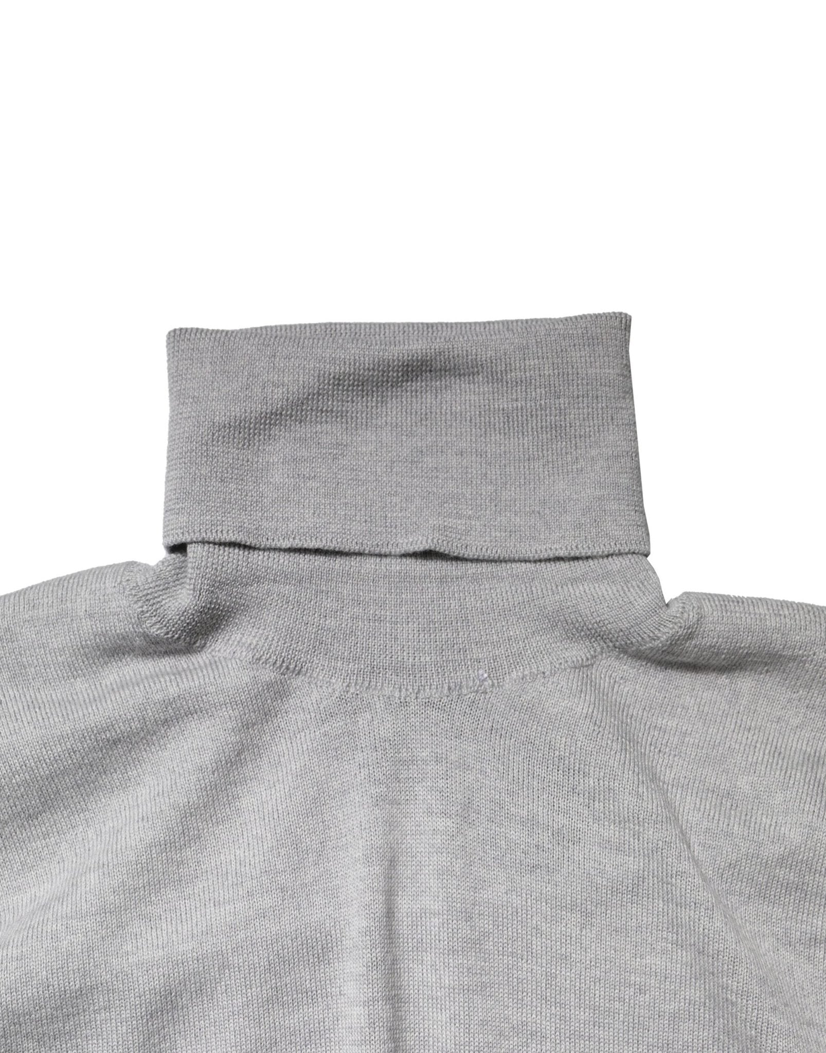 Dolce & Gabbana Gray Long Sleeve Turtleneck Pullover Sweater - RIMODA